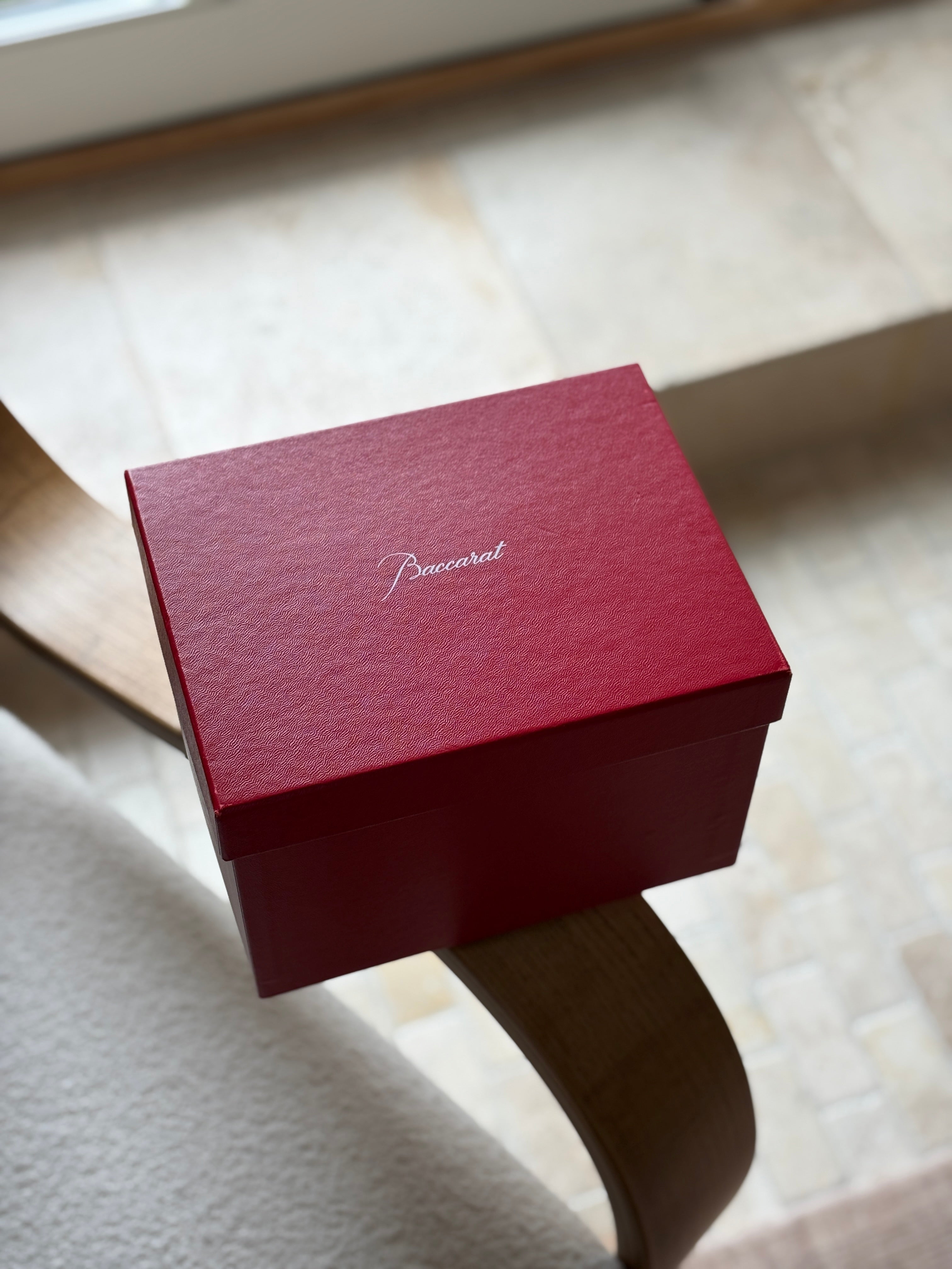 Baccarat Crystal Vase with Original Box