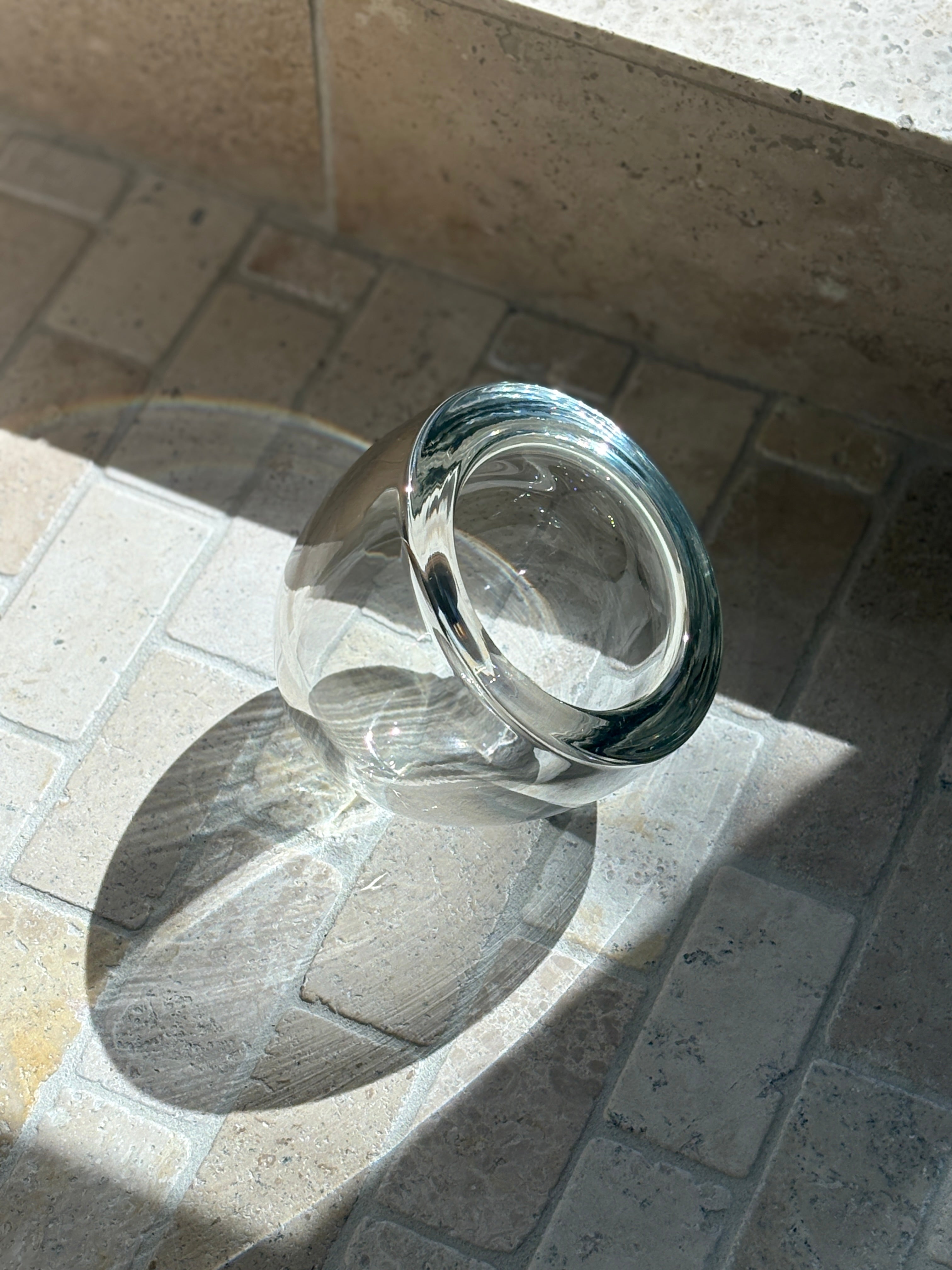 Barbini Murano Tilted Glass Bowl | Collectors Gene