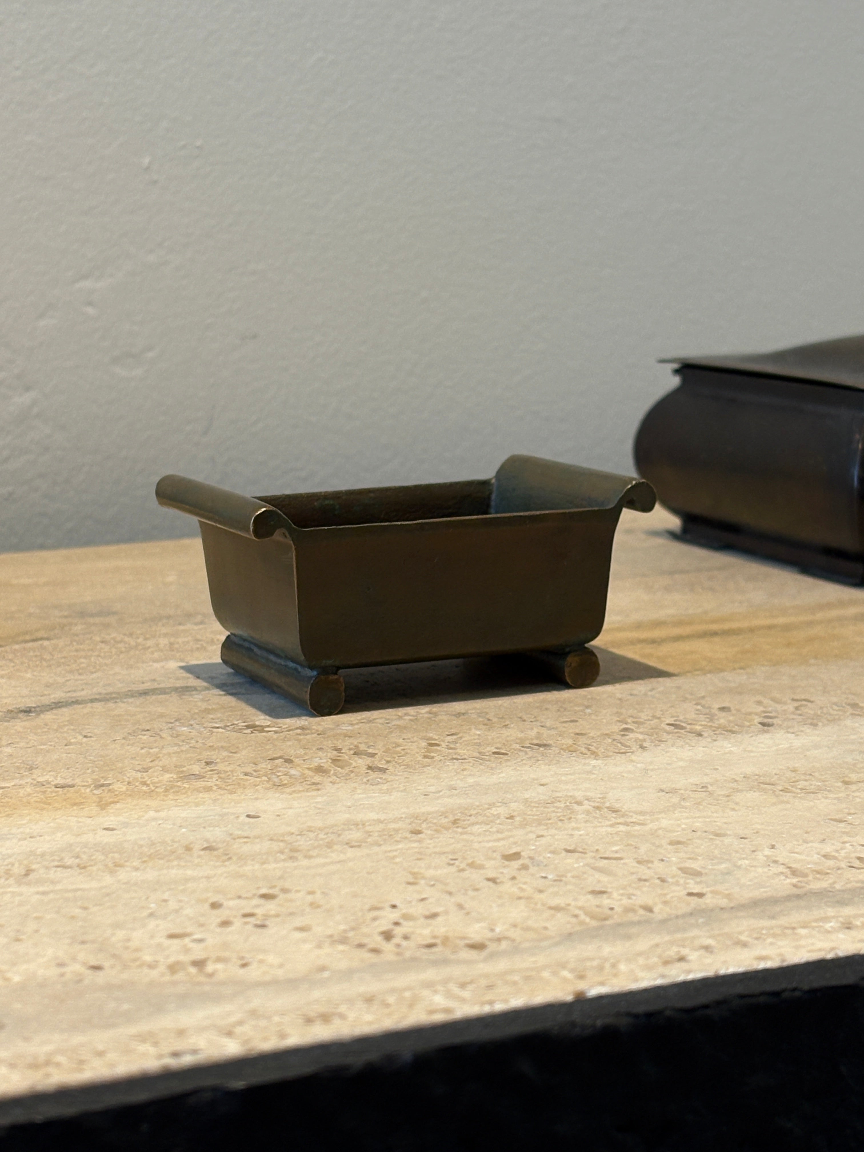 Bronze Bowl by Sune Bäckström for Einar Bäckströms Metallvarufabrik - c. 1930s | Collectors Gene