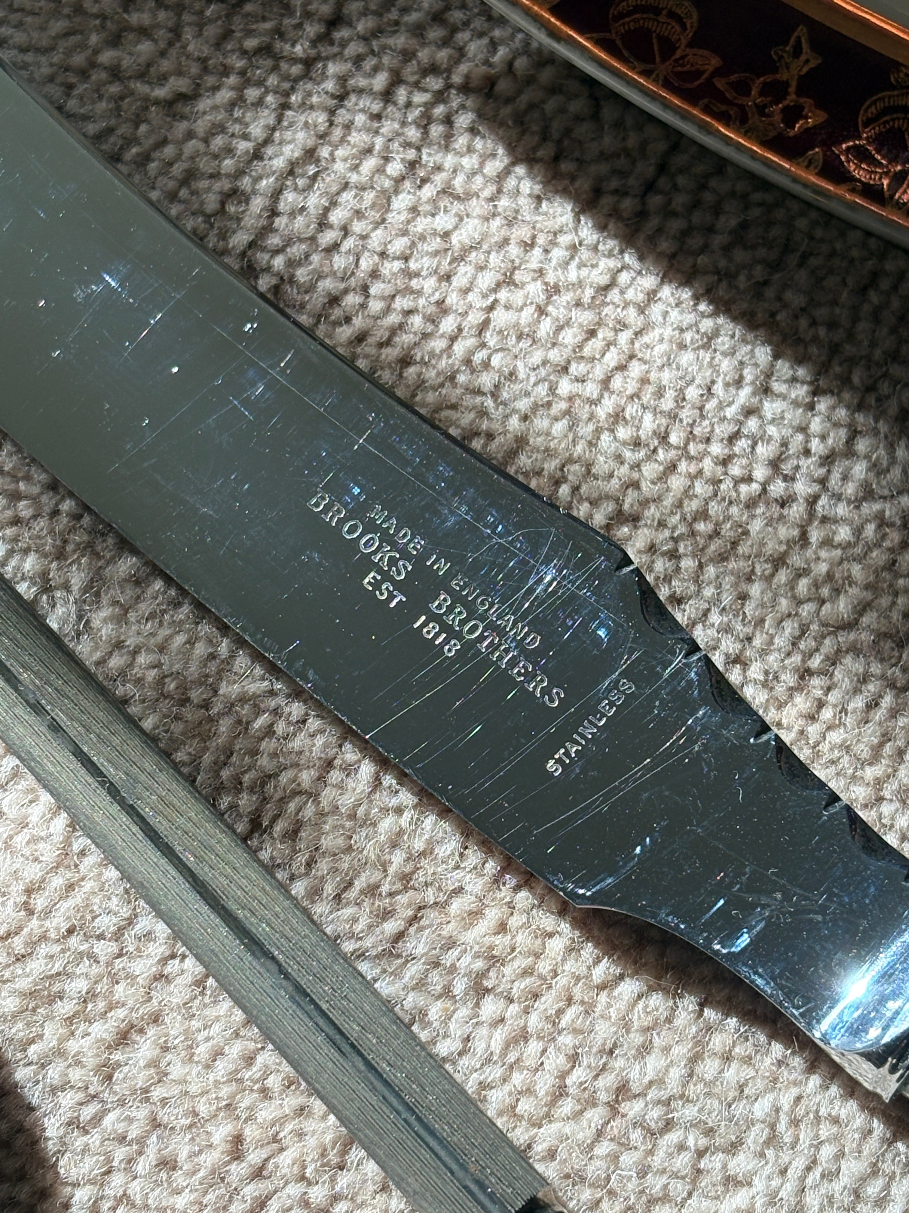 Brooks Brothers Antler Carving Set - Made in England | Collectors Gene