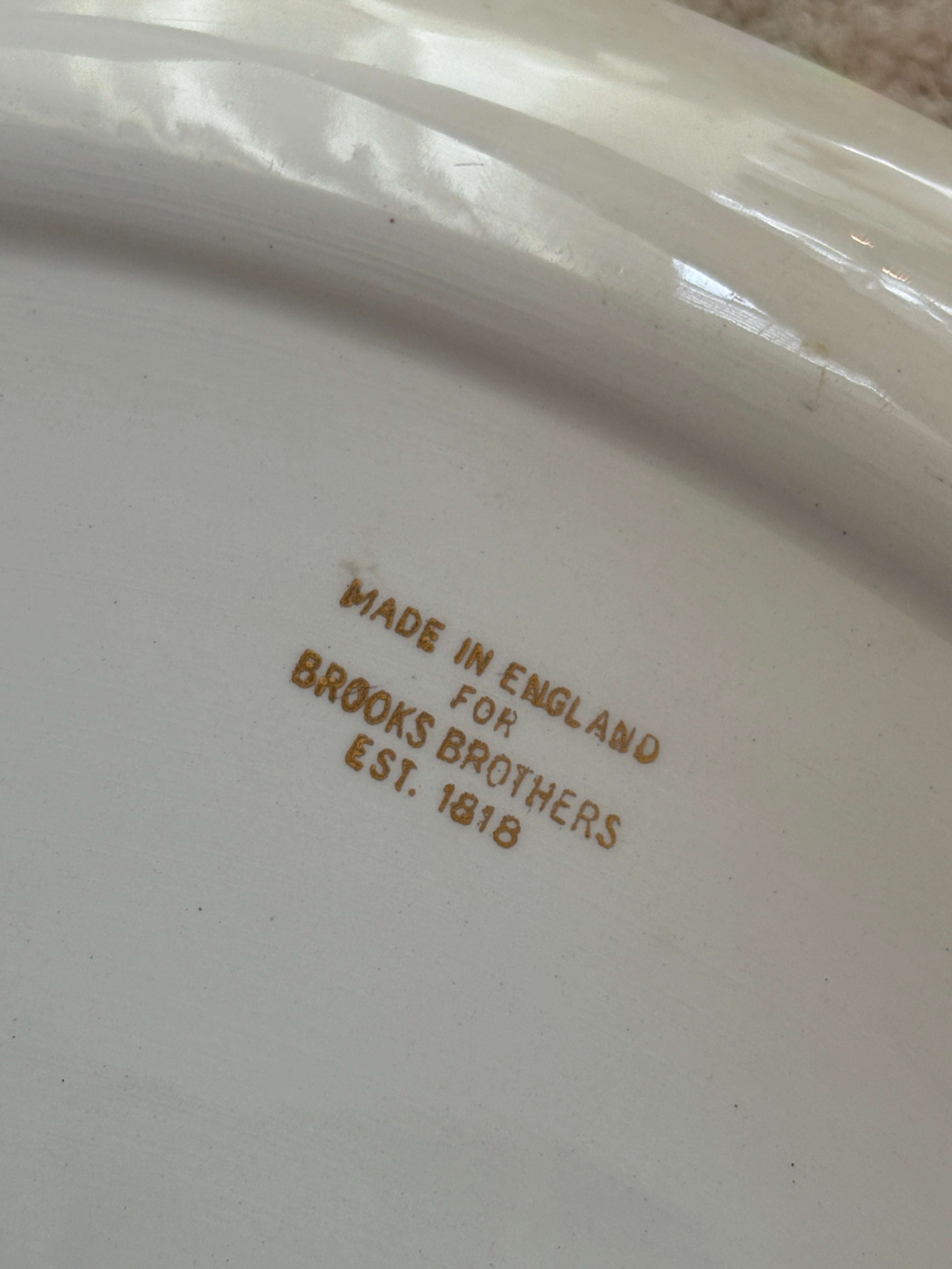 Brooks Brothers Hunting Scene Serving Platter - Made in England | Collectors Gene