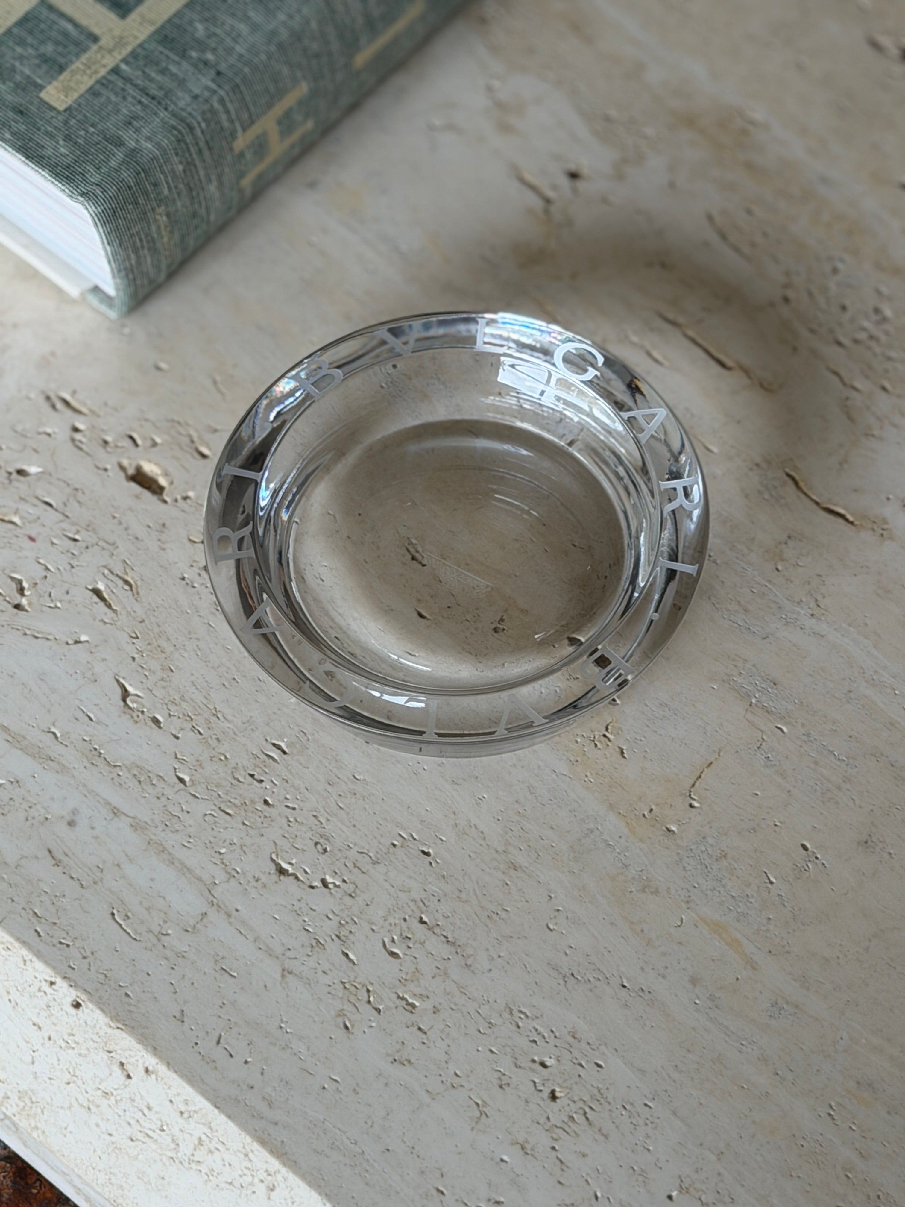 Bvlgari Crystal Trinket Dish with Box by Rosenthal | Collectors Gene