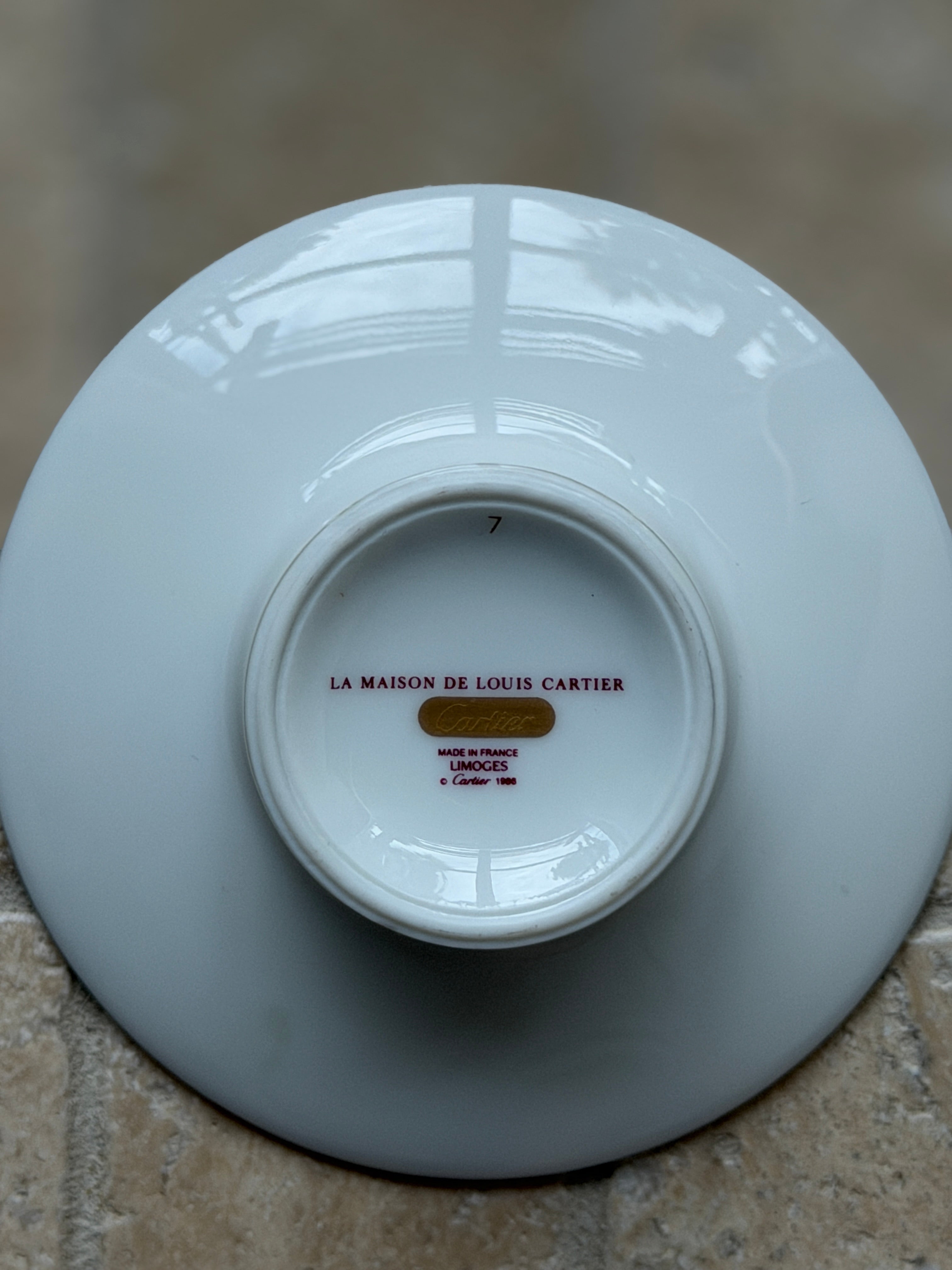 Cartier La Maison de Louis Cartier Limoges Porcelain Votive Candle Holders | Collectors Gene