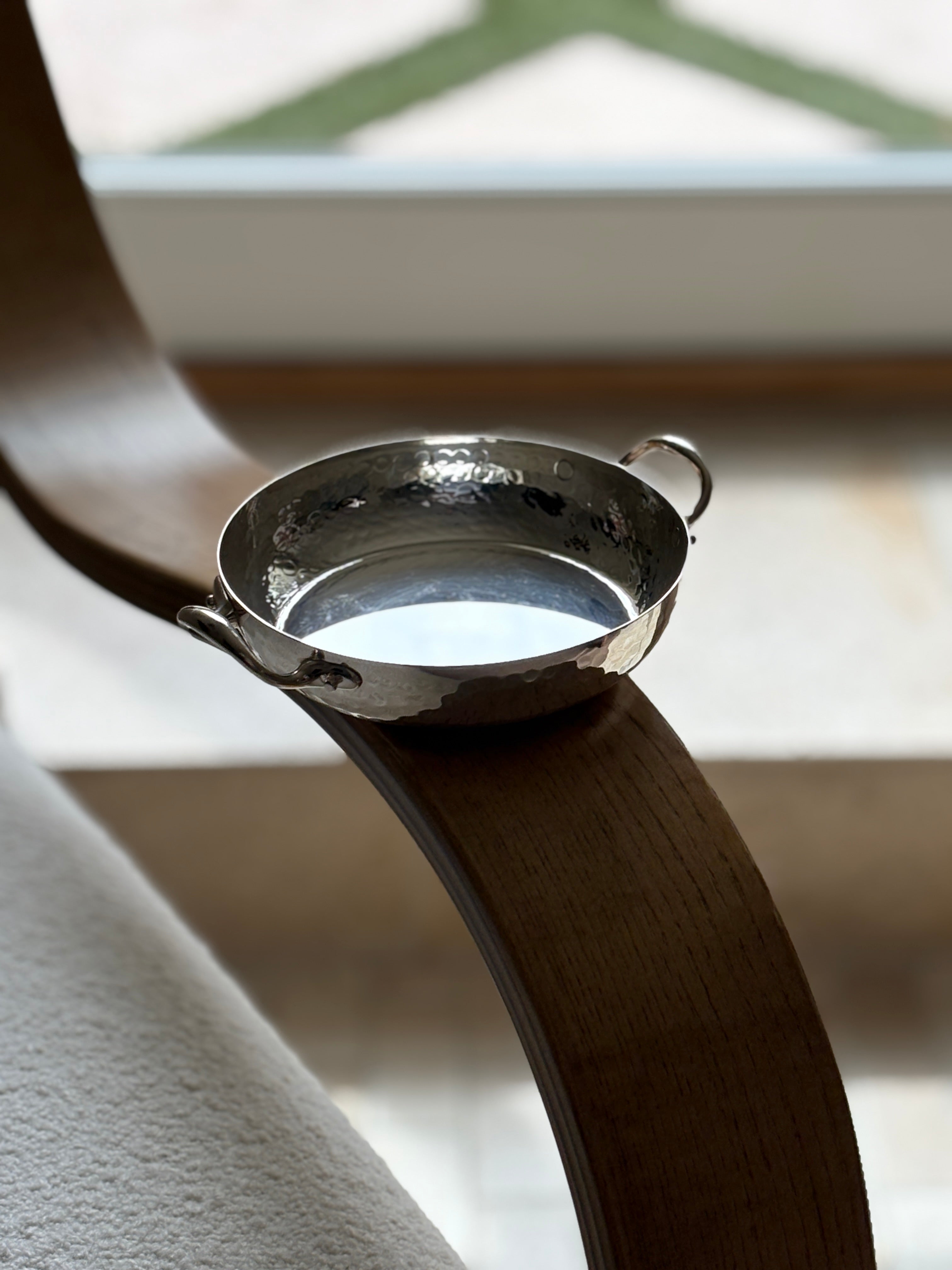 Christian Dior Silver Hammered Bowl with Handles | Collectors Gene