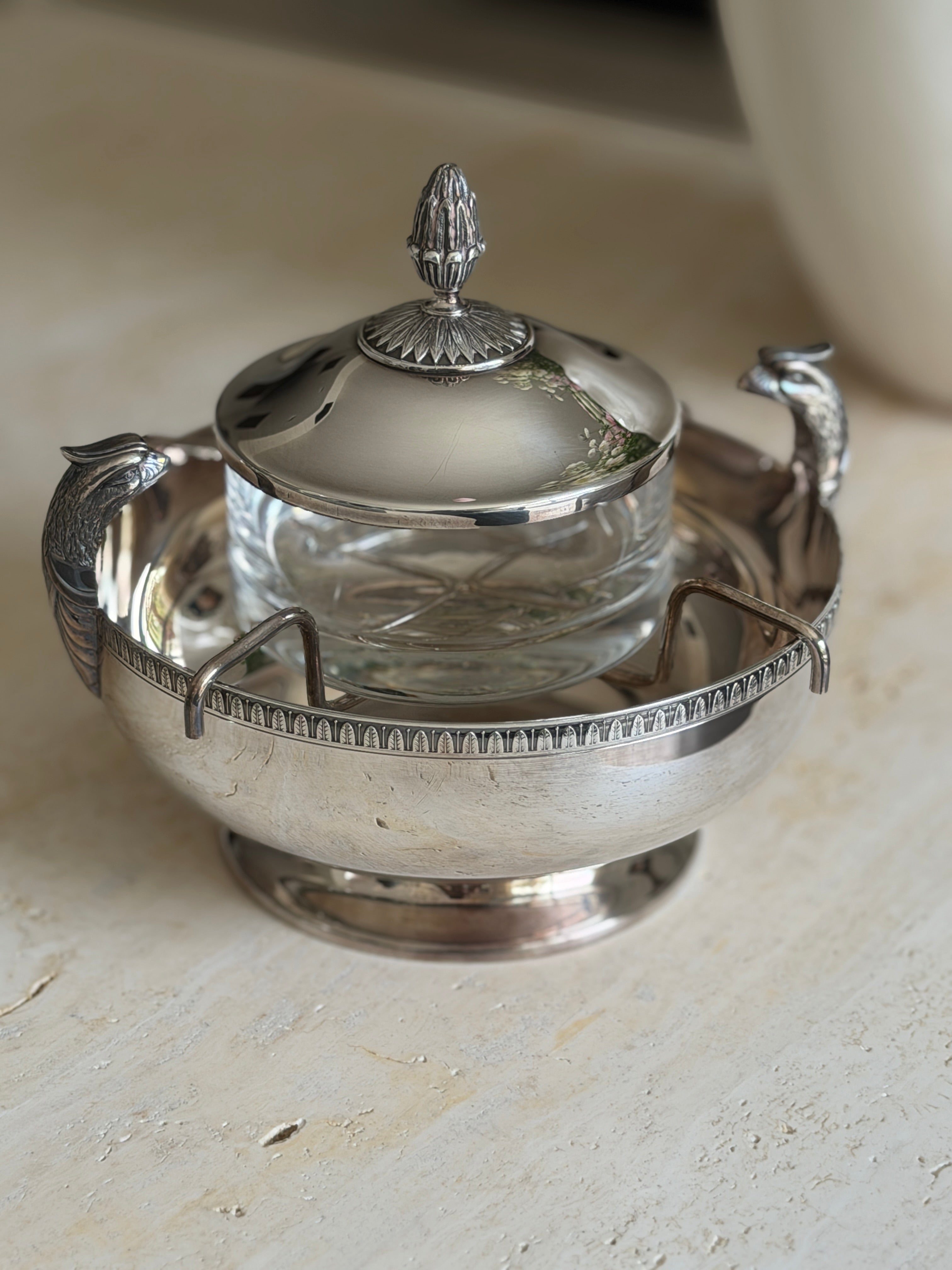 Christofle Malmaison Silver Plate French Caviar Server | Collectors Gene