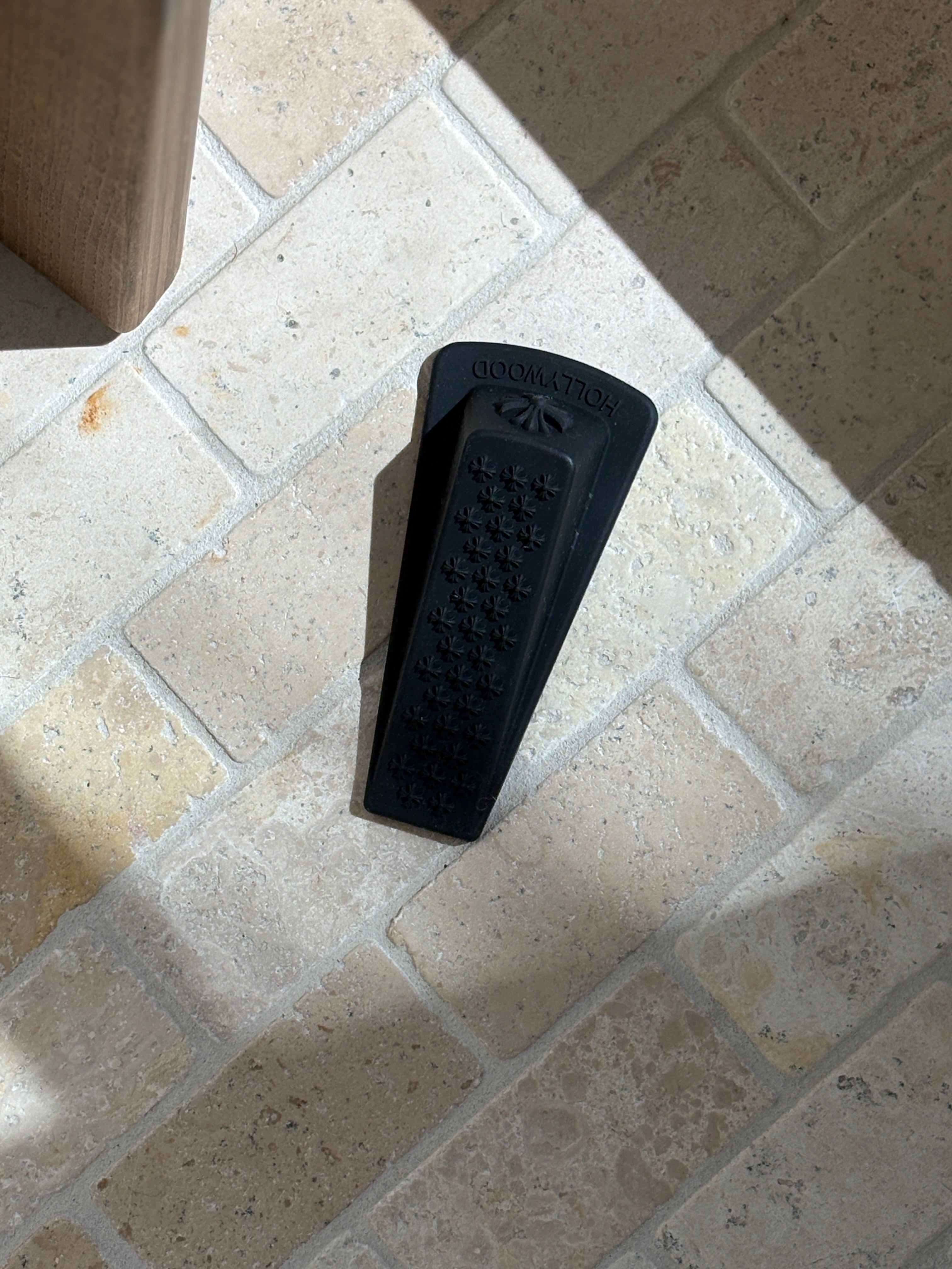 Chrome Hearts Black Cross Rubber Doorstop - Limited Edition Novelty | Collectors Gene