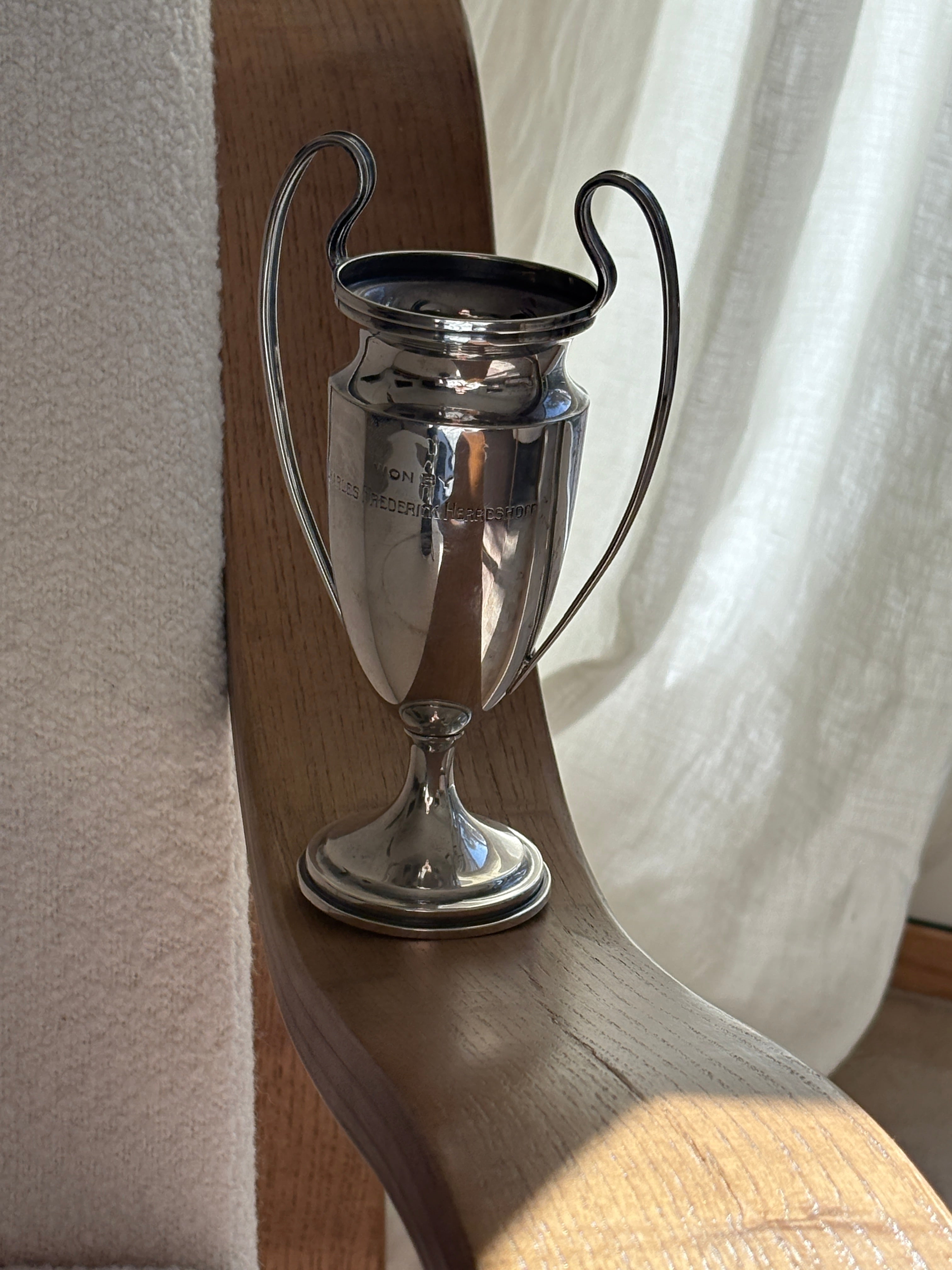 Coronado Country Club Tennis Trophy – Sterling Silver & Enamel, c. 1918 1