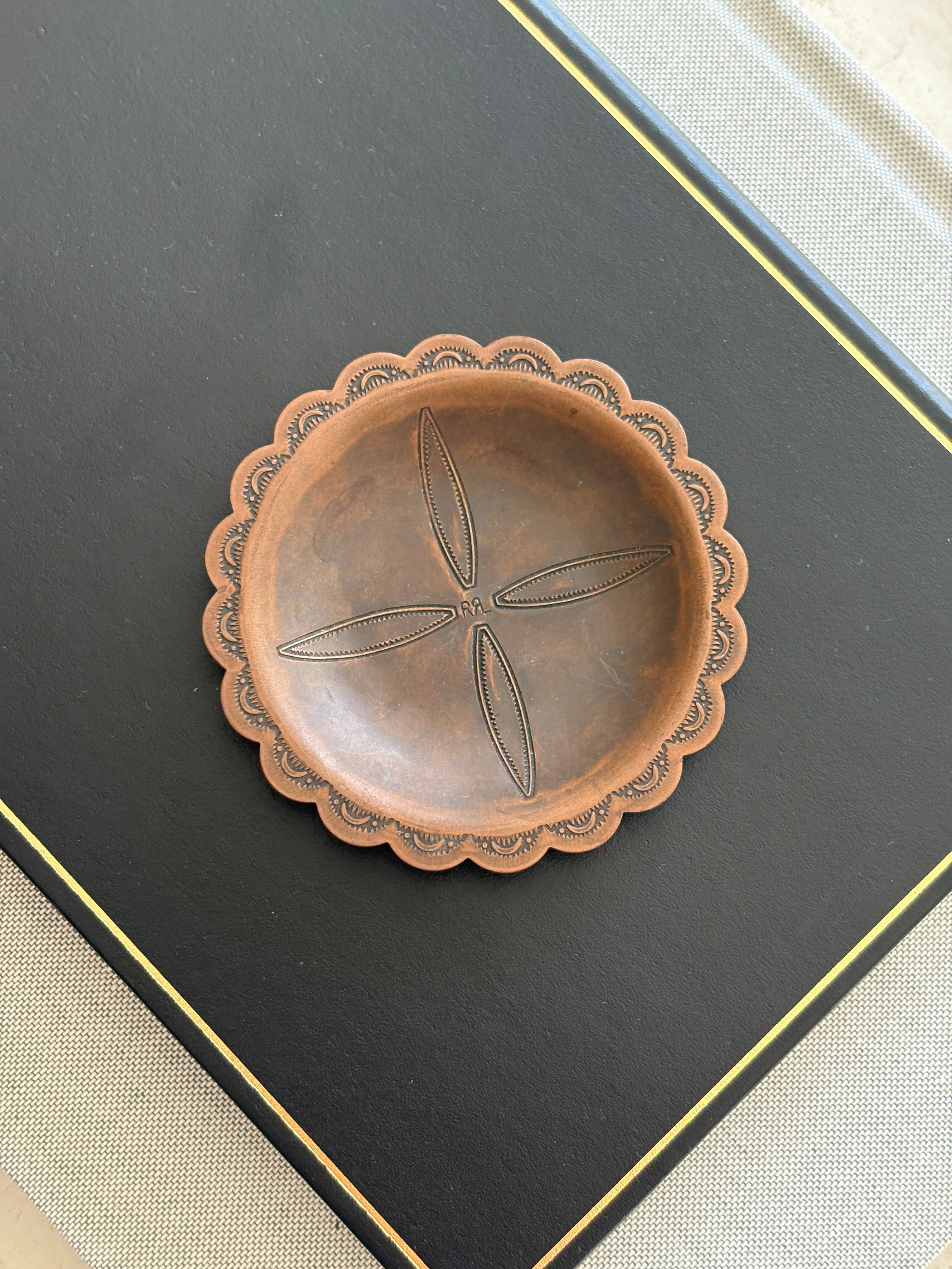 Double RL (RRL) Ralph Lauren Copper Stamped Dish | Collectors Gene
