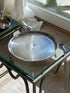 Engine Turned Footed Salver Tray 12" - England c. 1870 | Collectors Gene