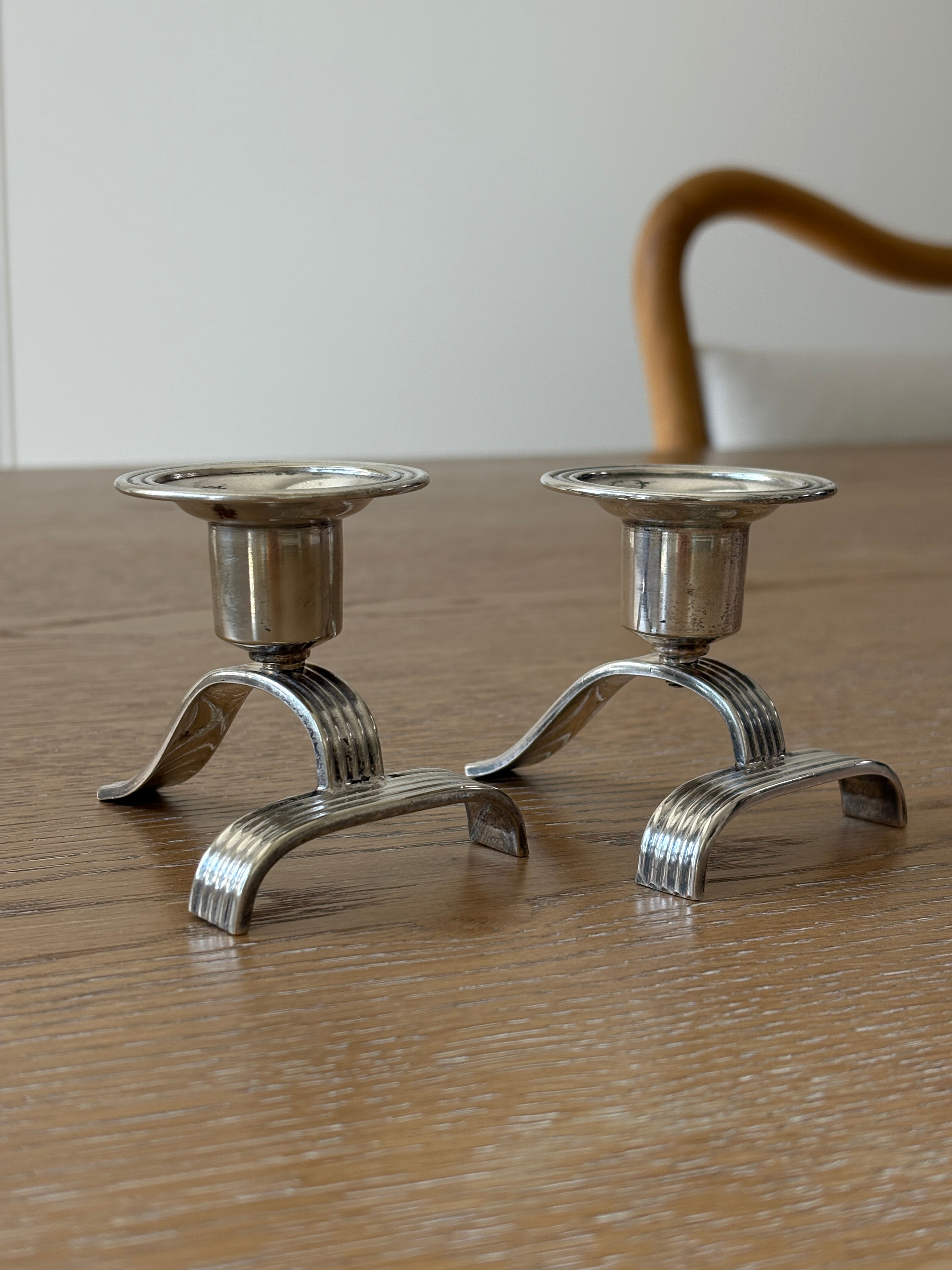 English Art Deco Candle Holders | Collectors Gene Collectibles