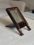 Folding Wood Vanity Mirror with Antiqued Glass | Collectors Gene