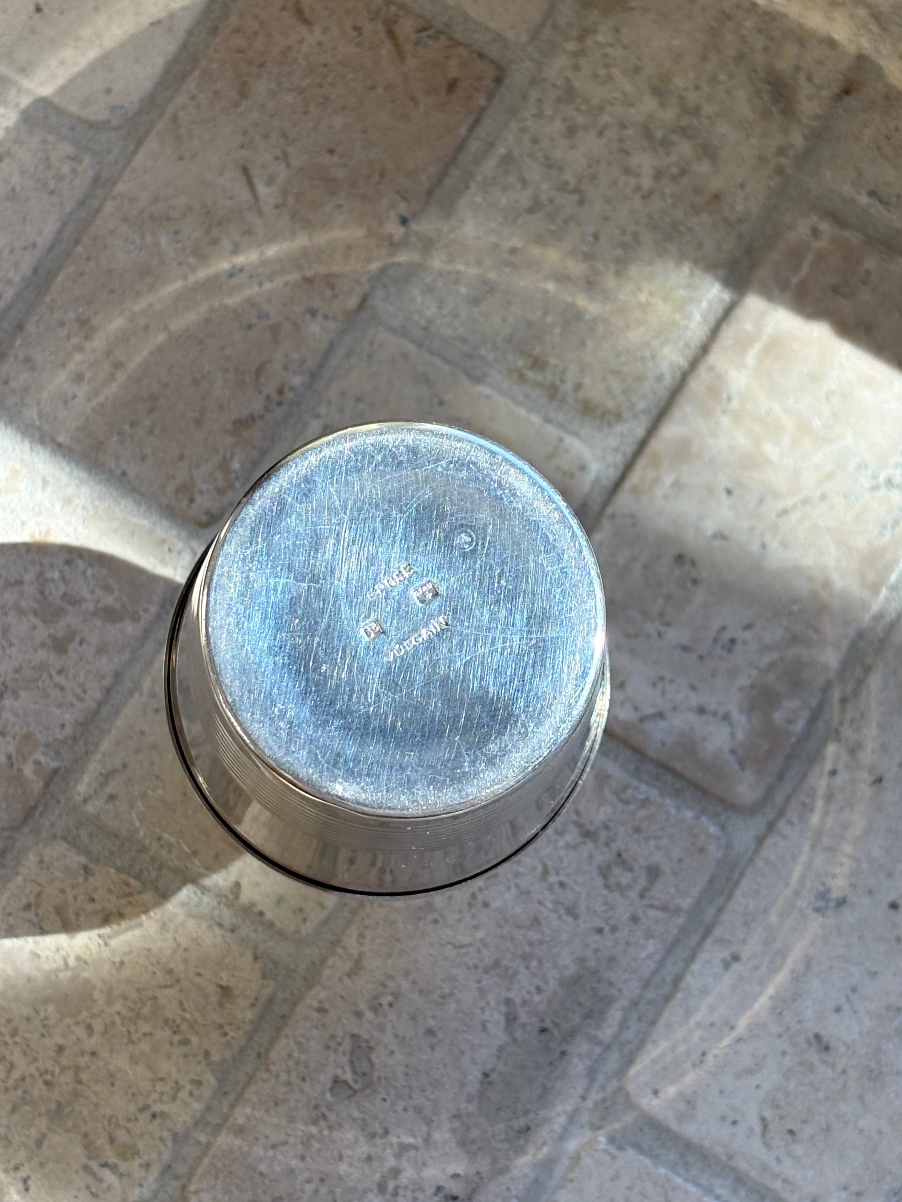 French Art Deco Mini Cocktail Shaker with Built-In Juicer | Collectors Gene