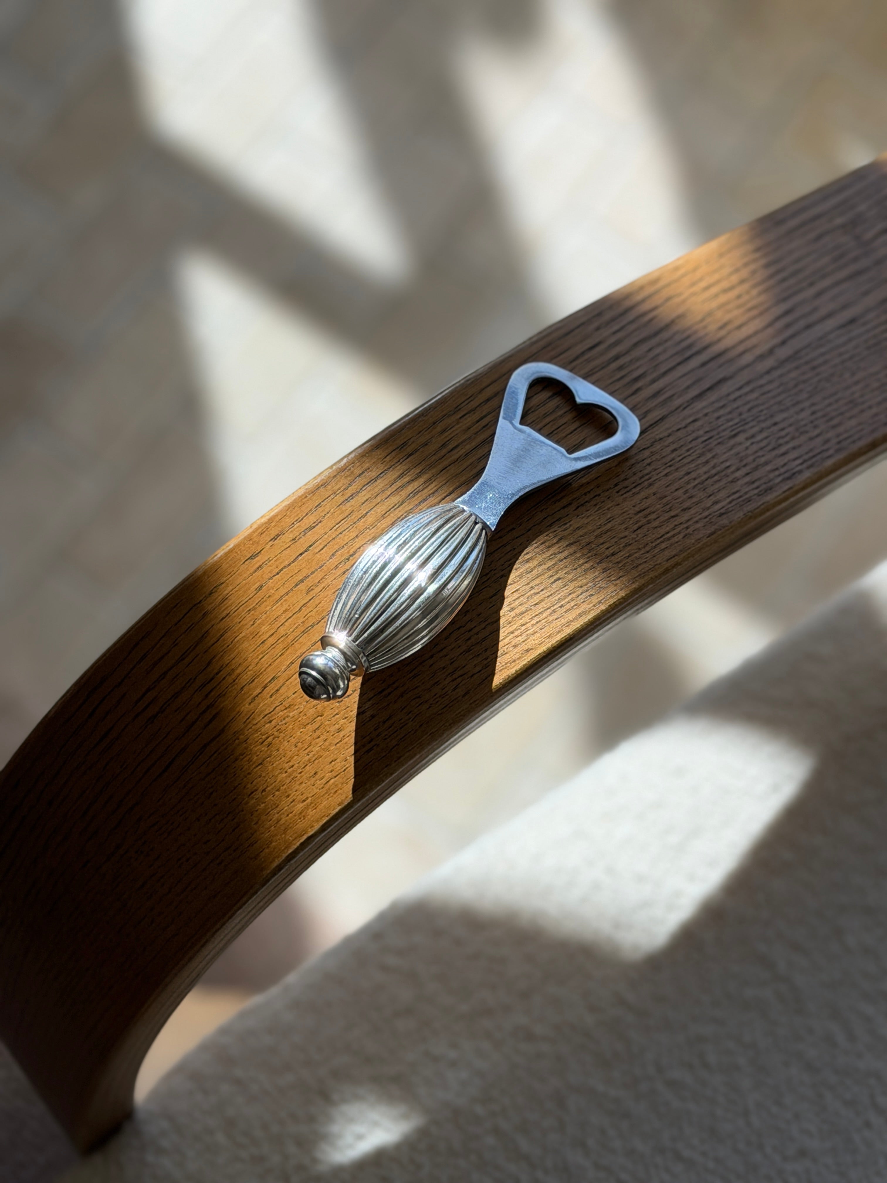 French Silver-Plated Brass Stainless Zeppelin Bottle Opener | Collectors Gene
