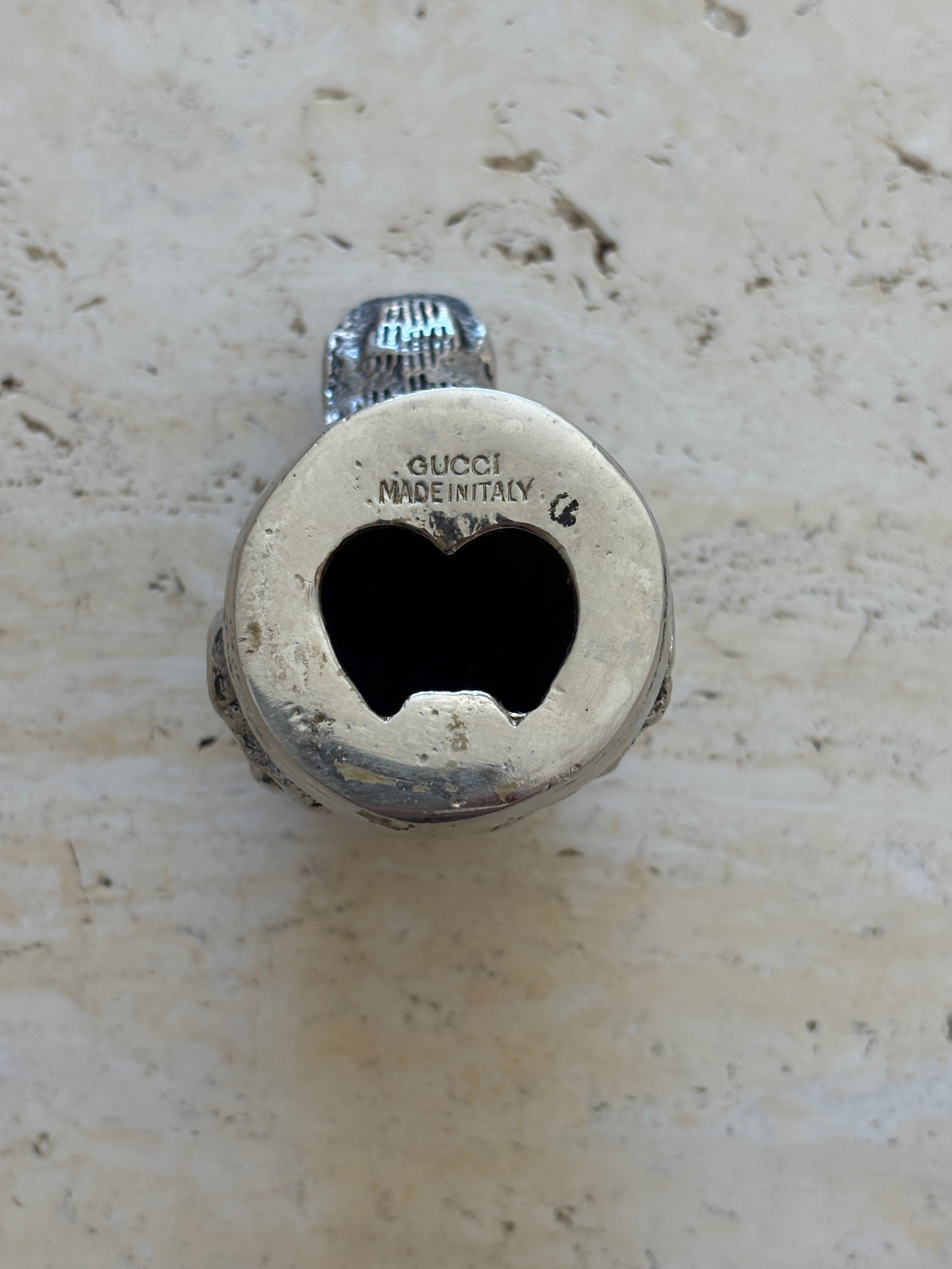 Vintage Gucci Hound Bottle Opener Stirrup | Collectors Gene Rare Finds