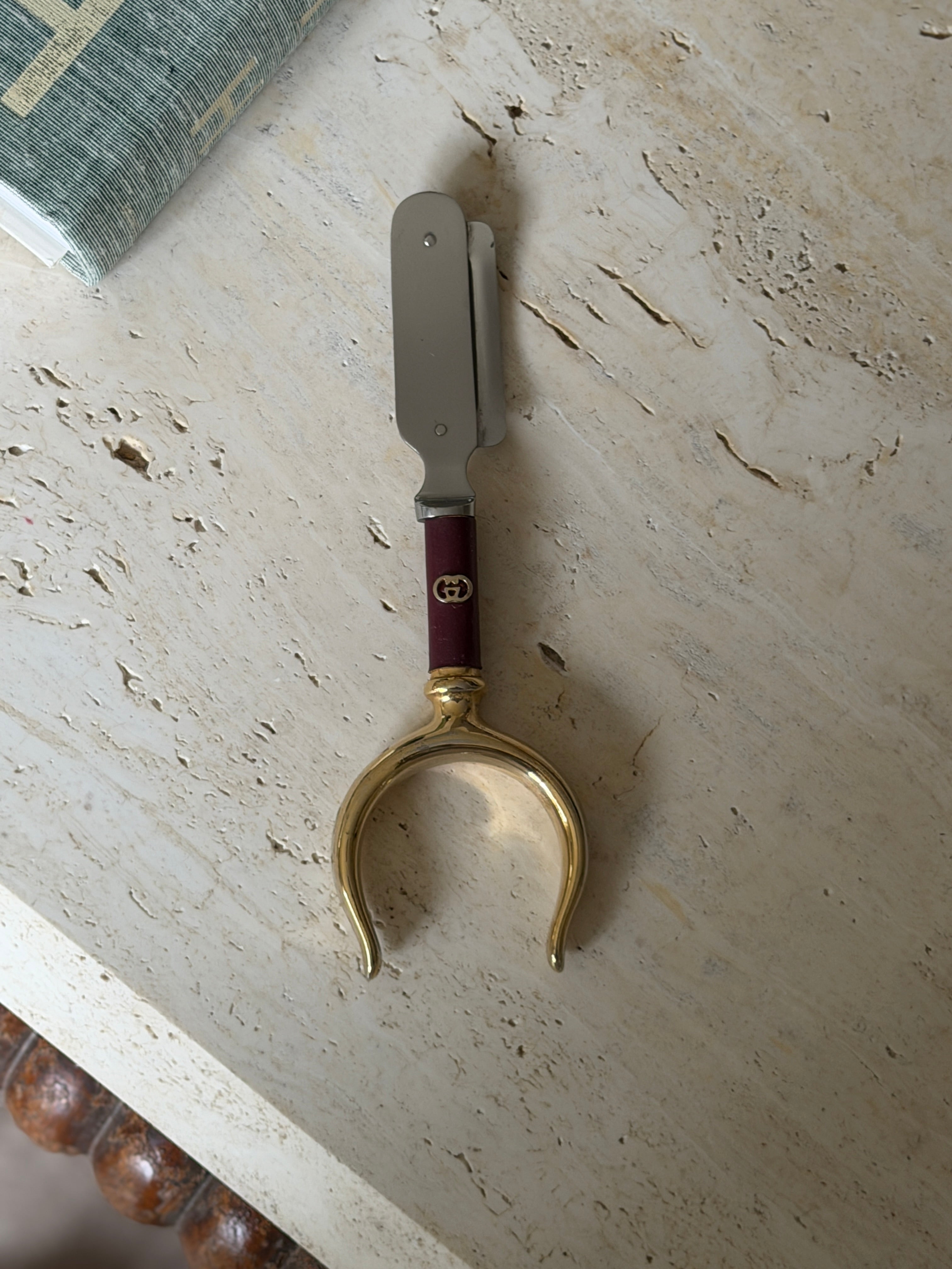 Gucci Red Gold Cheese Truffle Shaver - Italy c.1970 | Collectors Gene