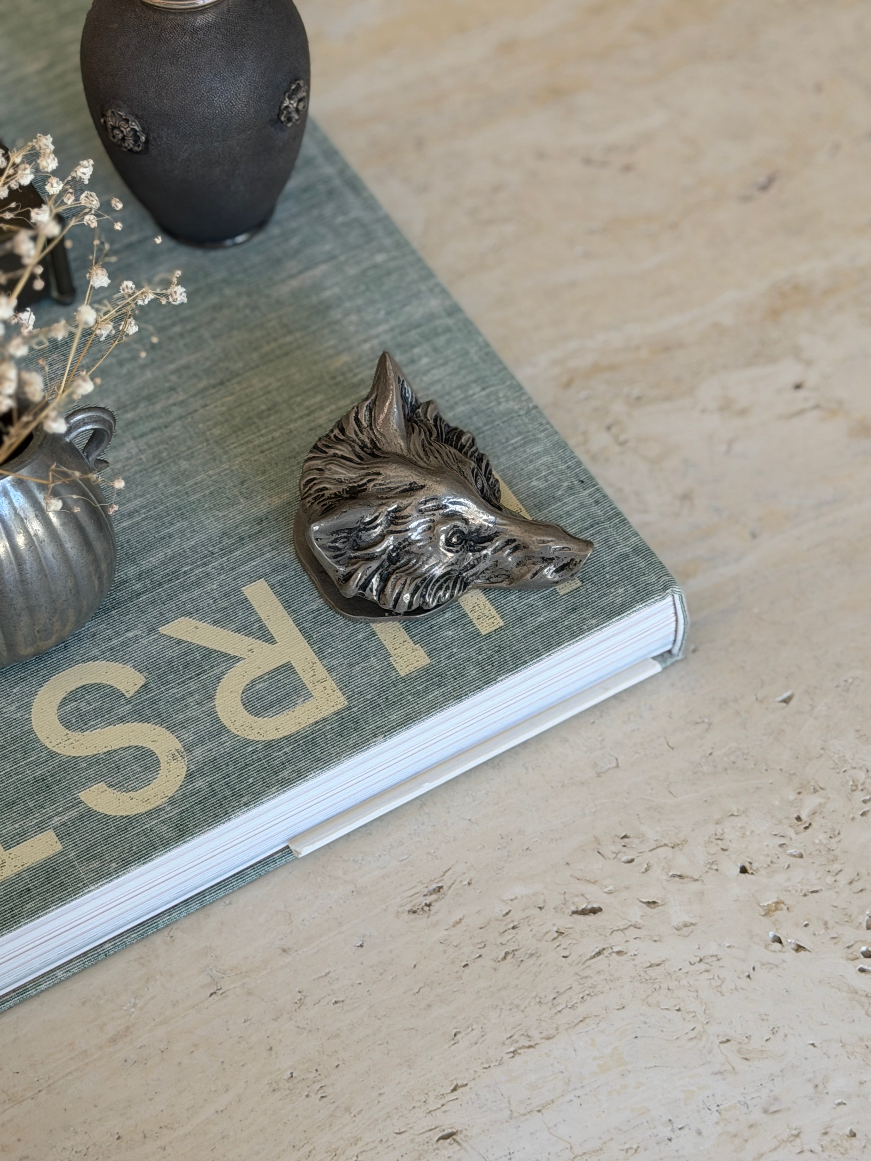 Gucci Wolf Head Paperweight Paperclip | Collectors Gene