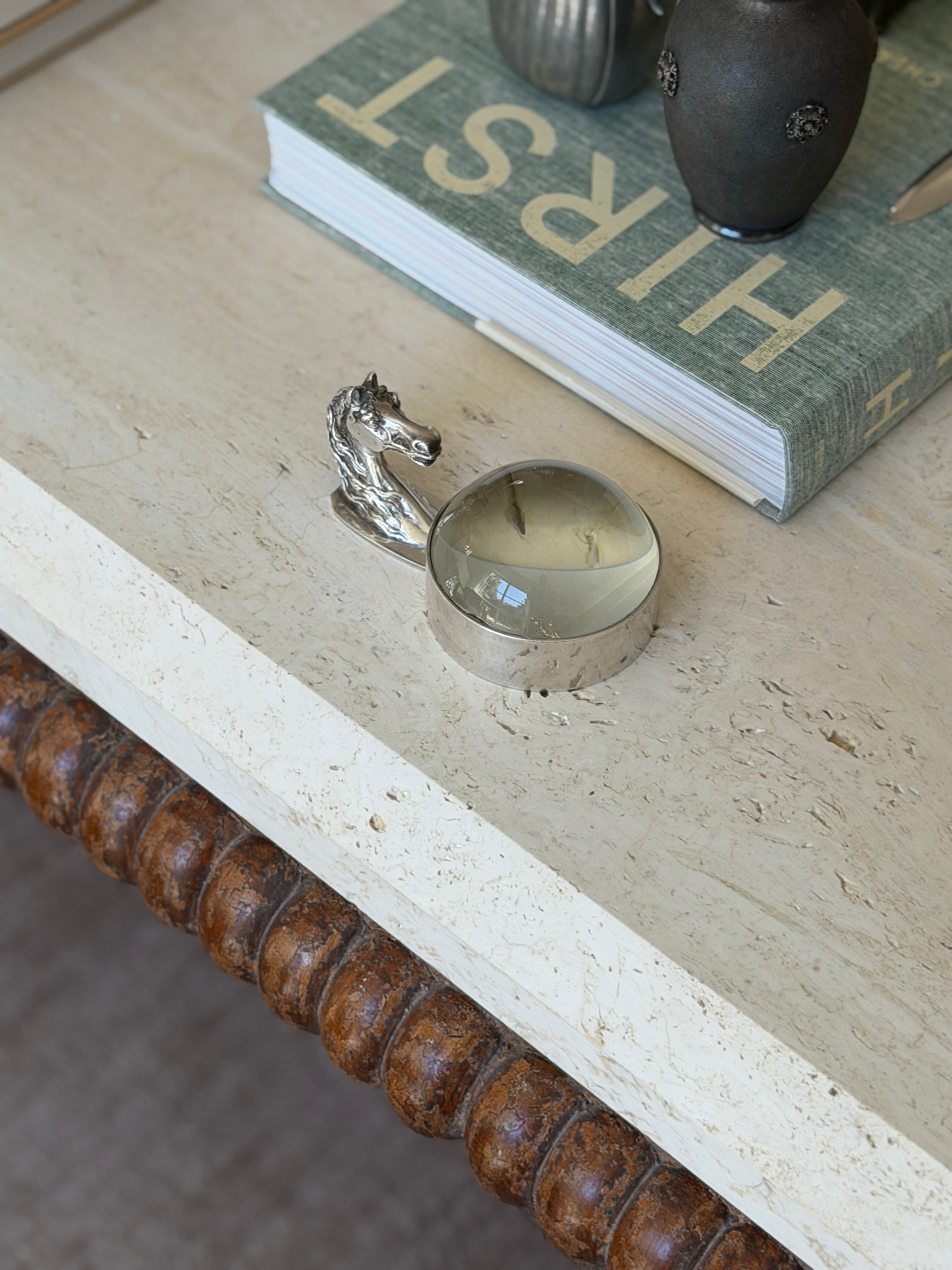 Hermes Horse Head Magnifying Glass - France c.1960 | Collectors Gene