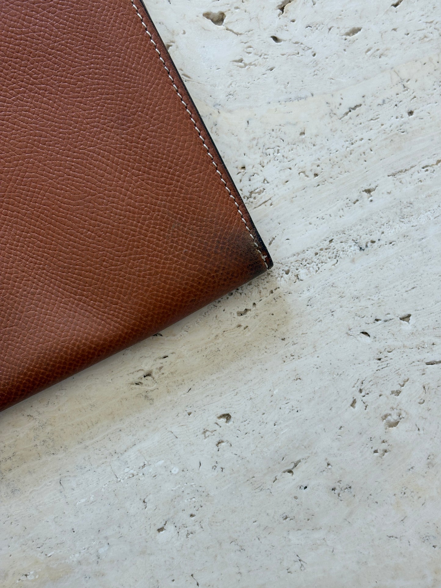 Hermès Rio Pochette Epsom Leather Clutch | Collectors Gene Vintage Shop
