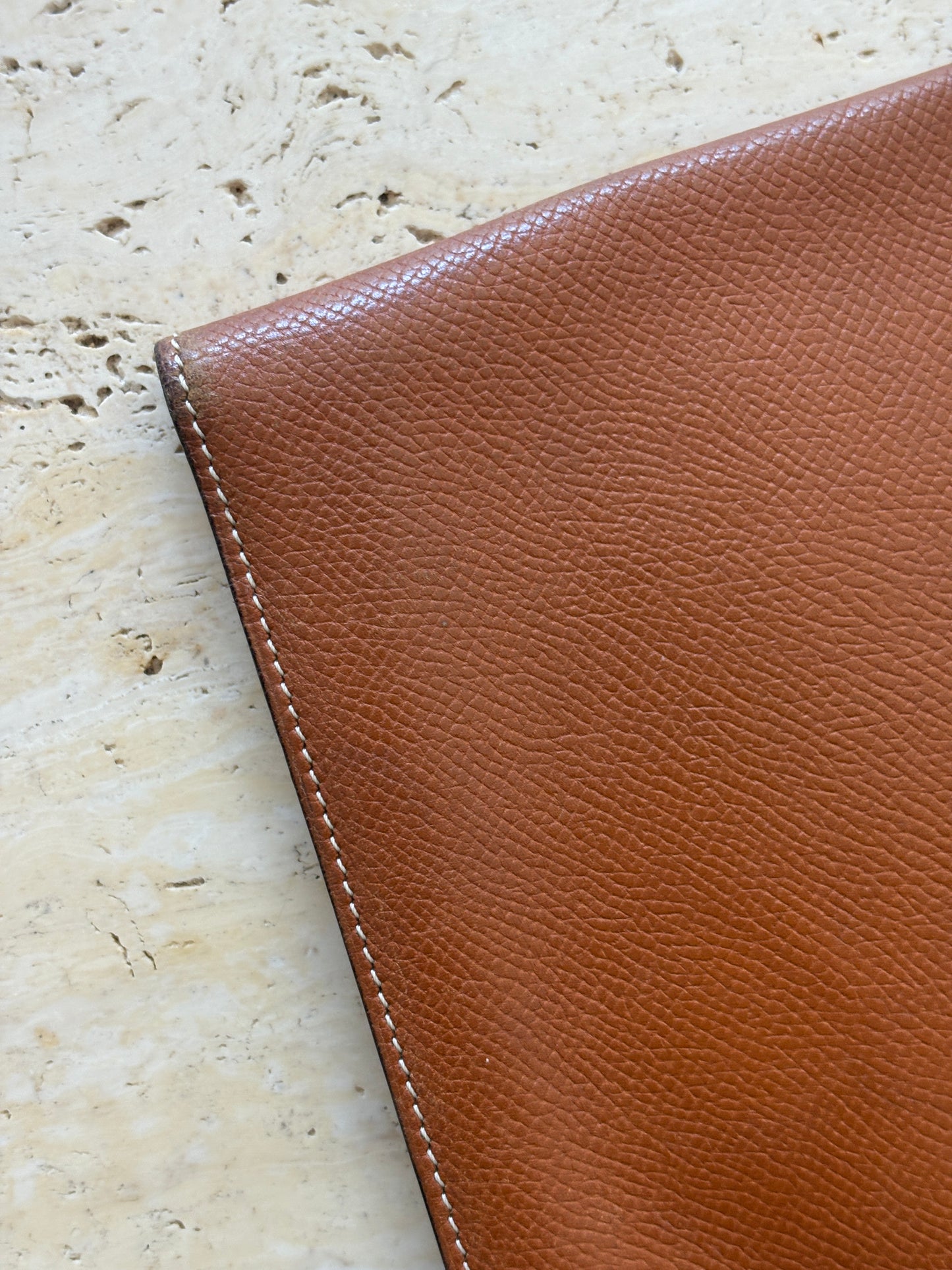 Hermès Rio Pochette Epsom Leather Clutch | Collectors Gene Vintage Shop