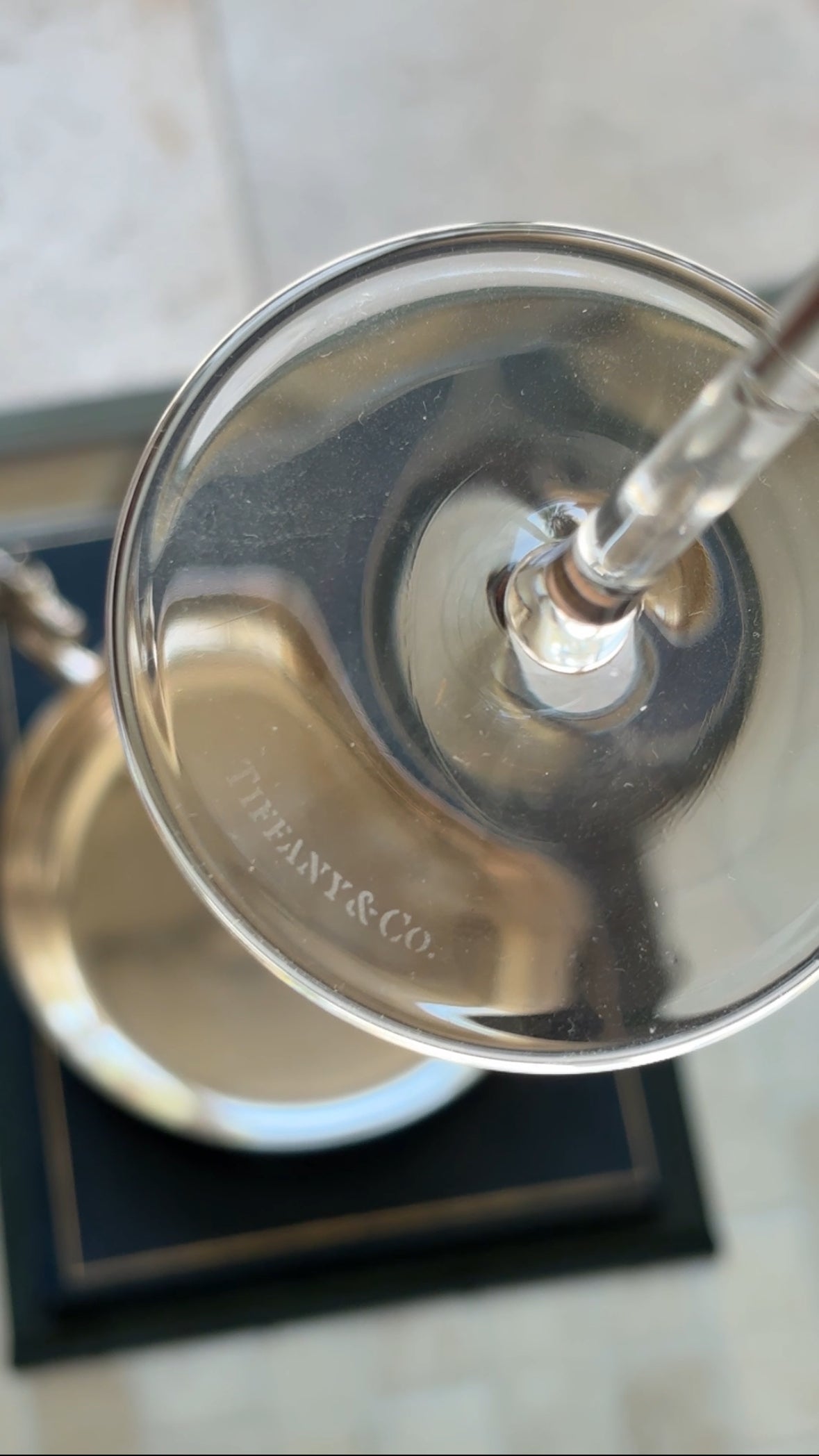 *Tiffany & Co Champagne Glasses - Set of 2*