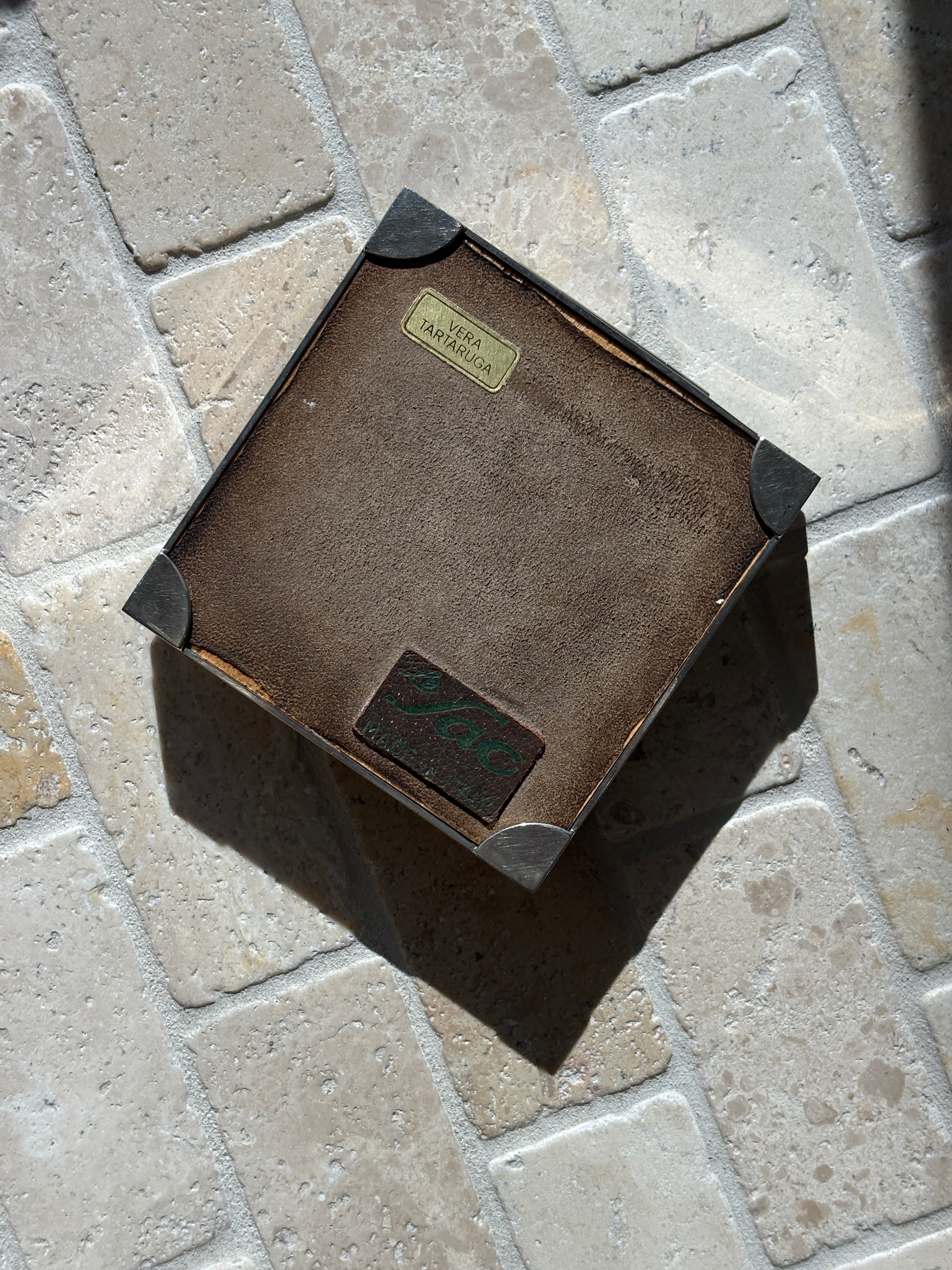 Italian Art Deco Box with Tortoiseshell Inlay | Collectors Gene