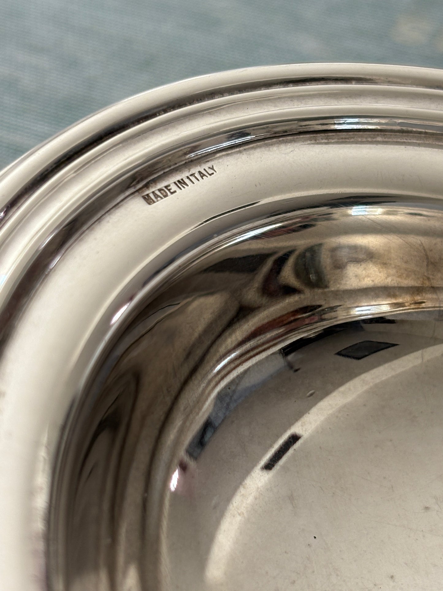 Italian Oval Bowl With Stepped Detail And Claw Feet | Collectors Gene Vintage
