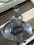 Italian Pewter and Glass Decanter | Collectors Gene