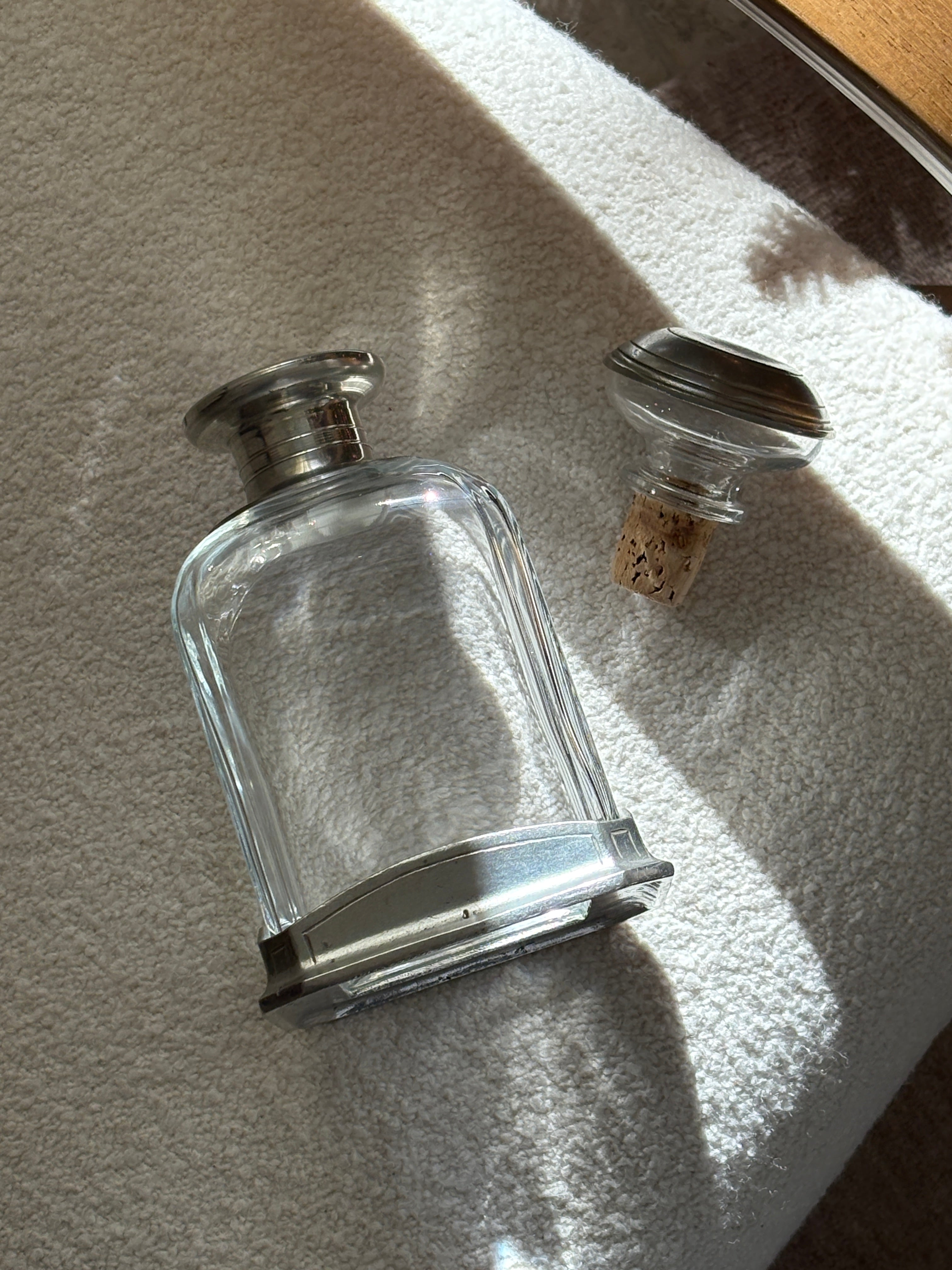 Italian Pewter Square Decanter | Collectors Gene