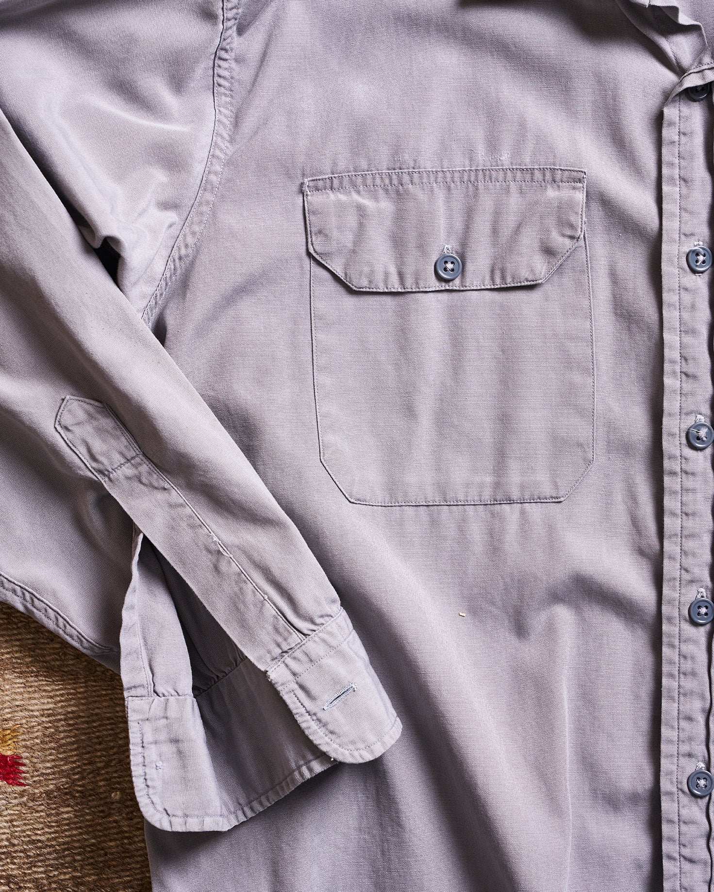 Light Gray Officer (Badgeless) No Label Shirt | Doug Bihlmaier