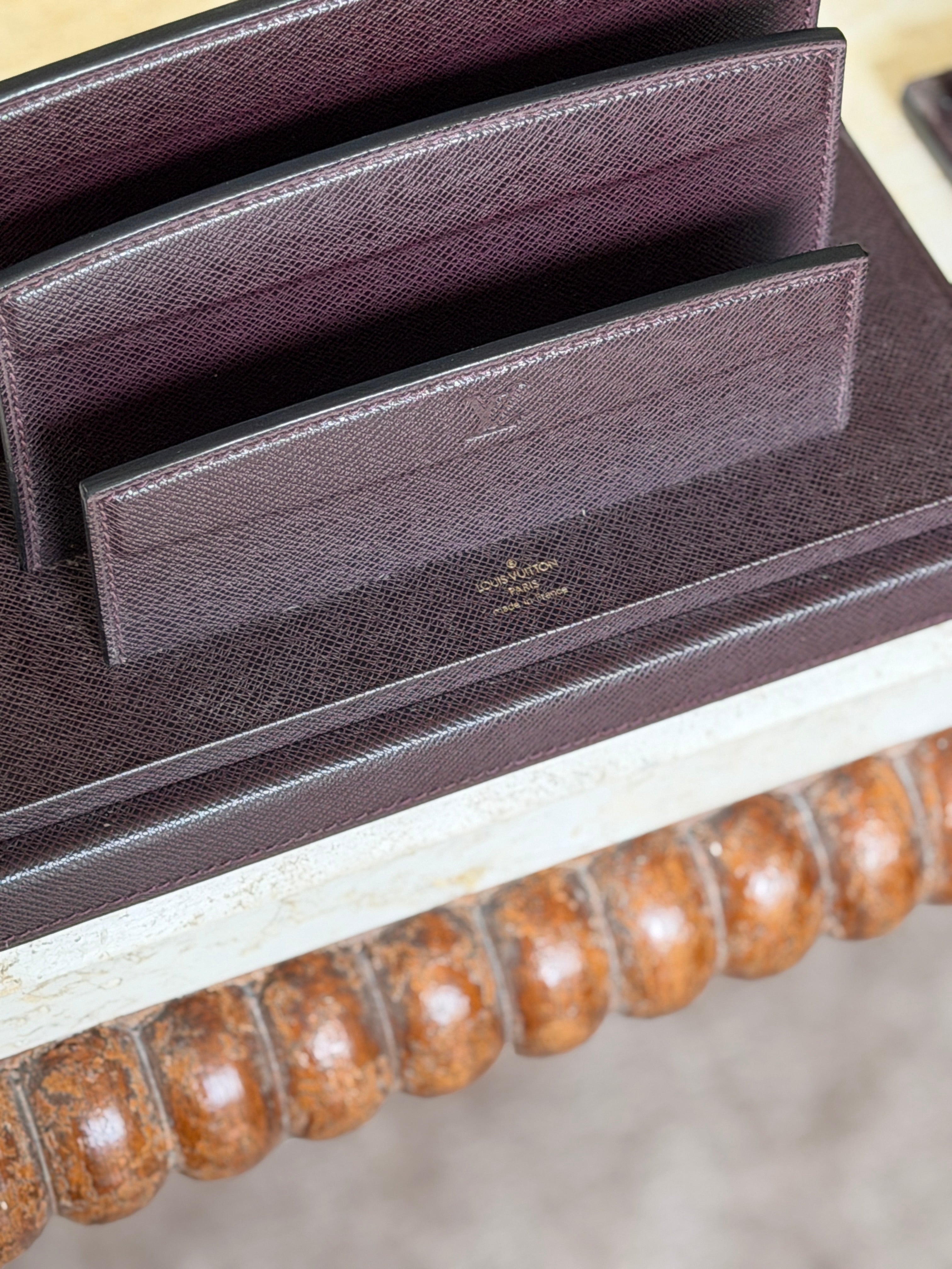 Louis Vuitton Leather Letter Rack | Collectors Gene
