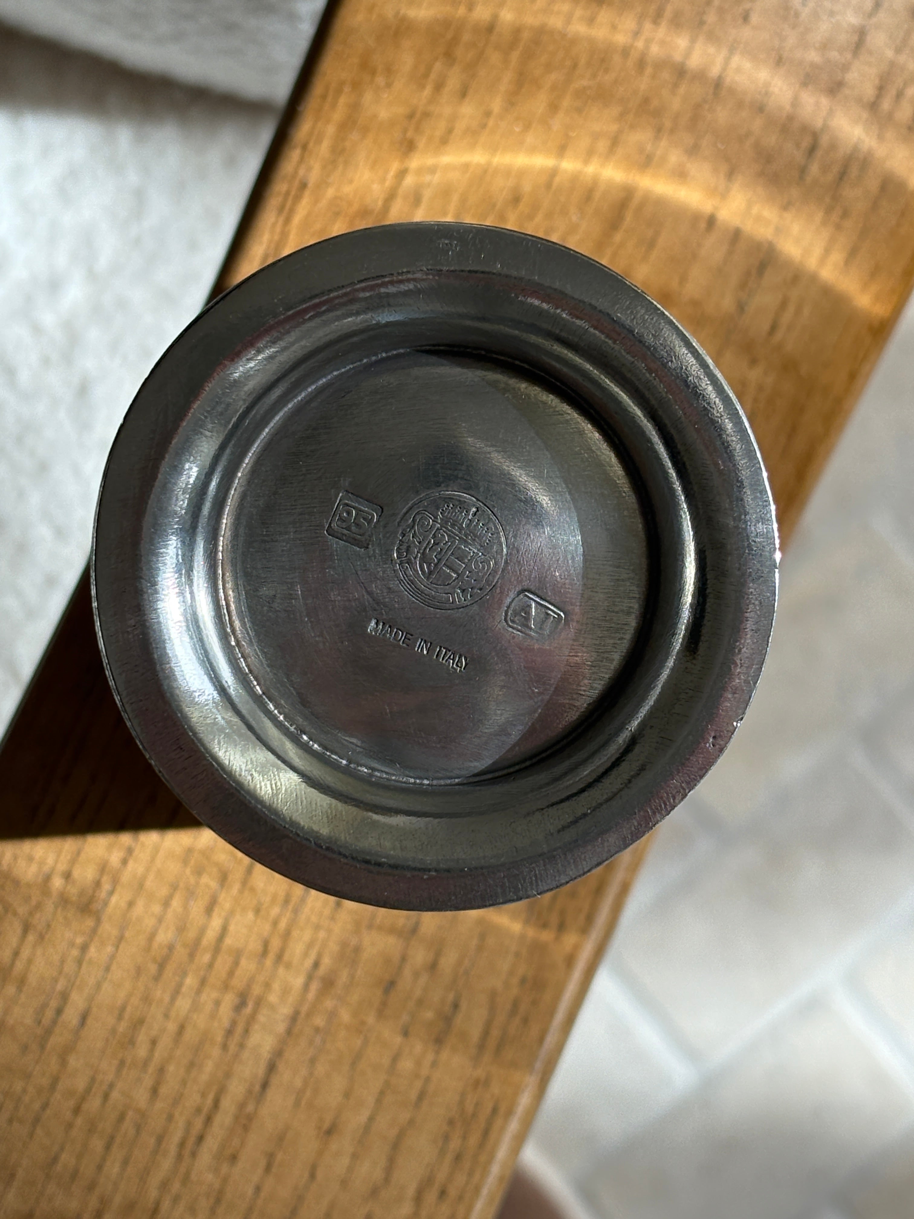 Pewter Tumbler Cup - Made in Italy | Collectors Gene