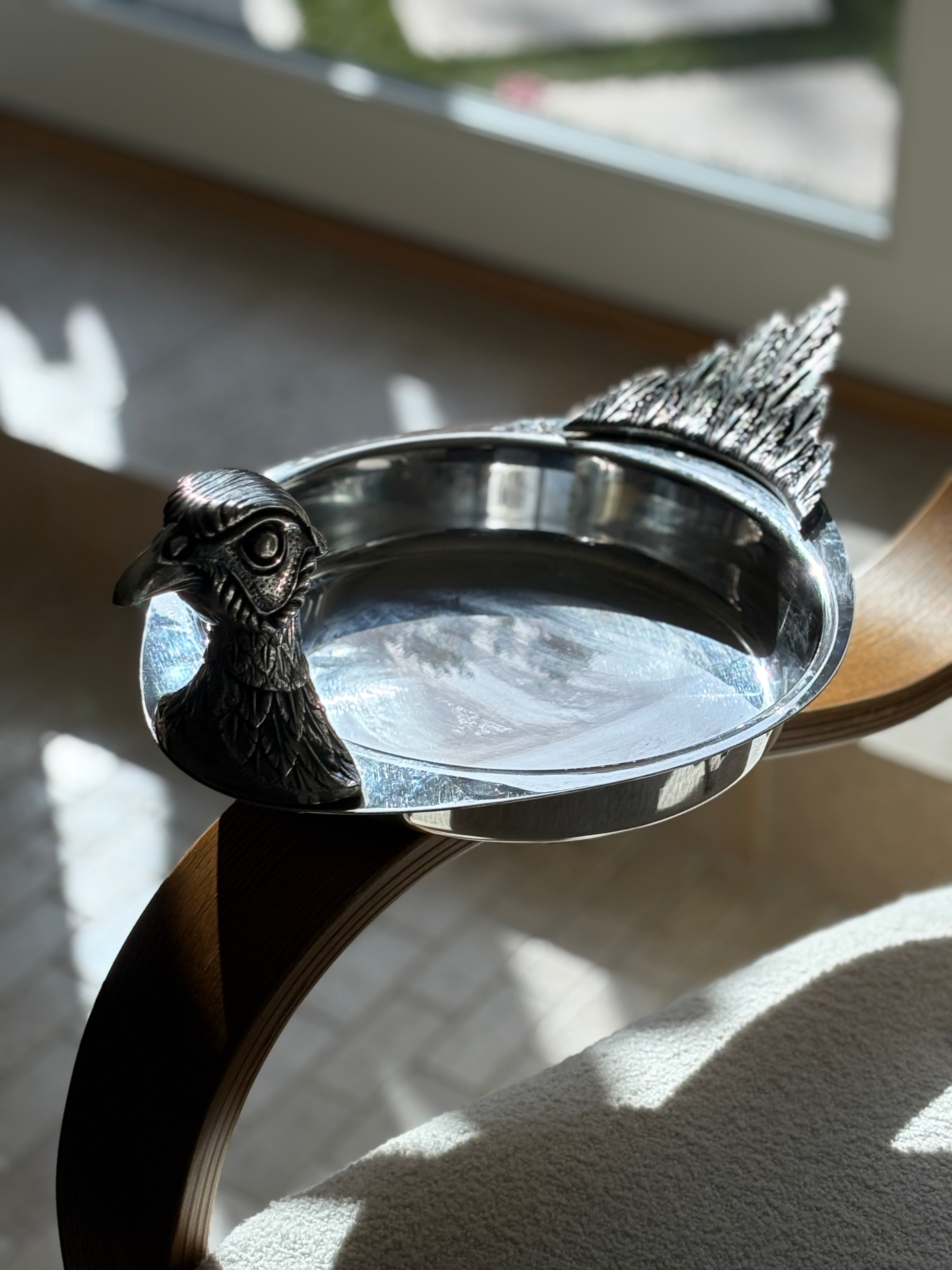 Pheasant Bird Bowl in the Style of Teghini Firenze | Collectors Gene