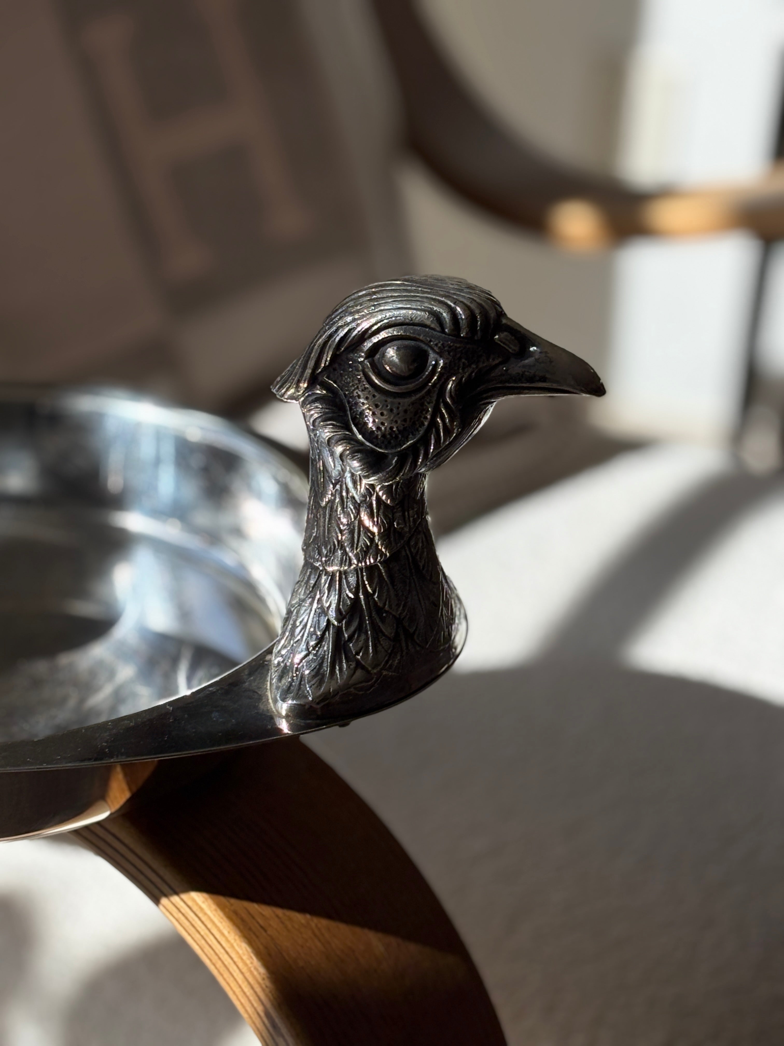 Pheasant Bird Bowl in the Style of Teghini Firenze | Collectors Gene