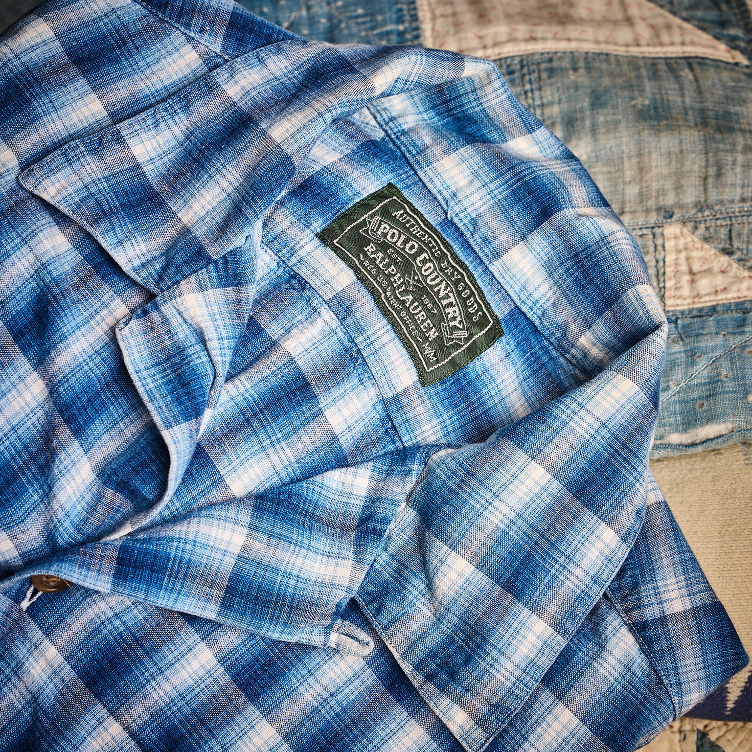 Polo Ralph Lauren Country Blue Plaid Shirt | Doug Bihlmaier
