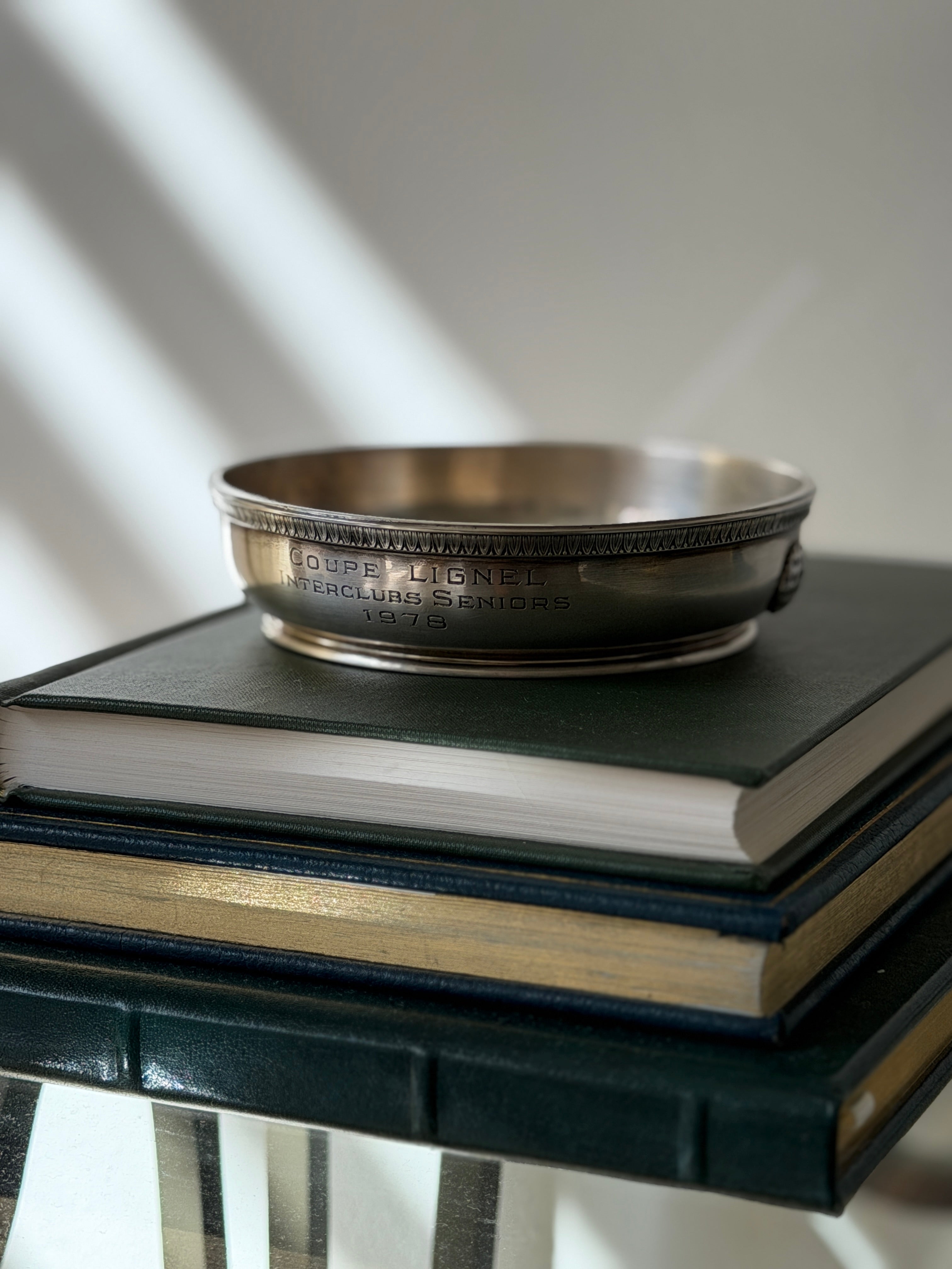 Puiforcat Silver-Plated Coupe Lignel Golf Trophy Bowl Interclubs Seniors 1978 | Collectors Gene