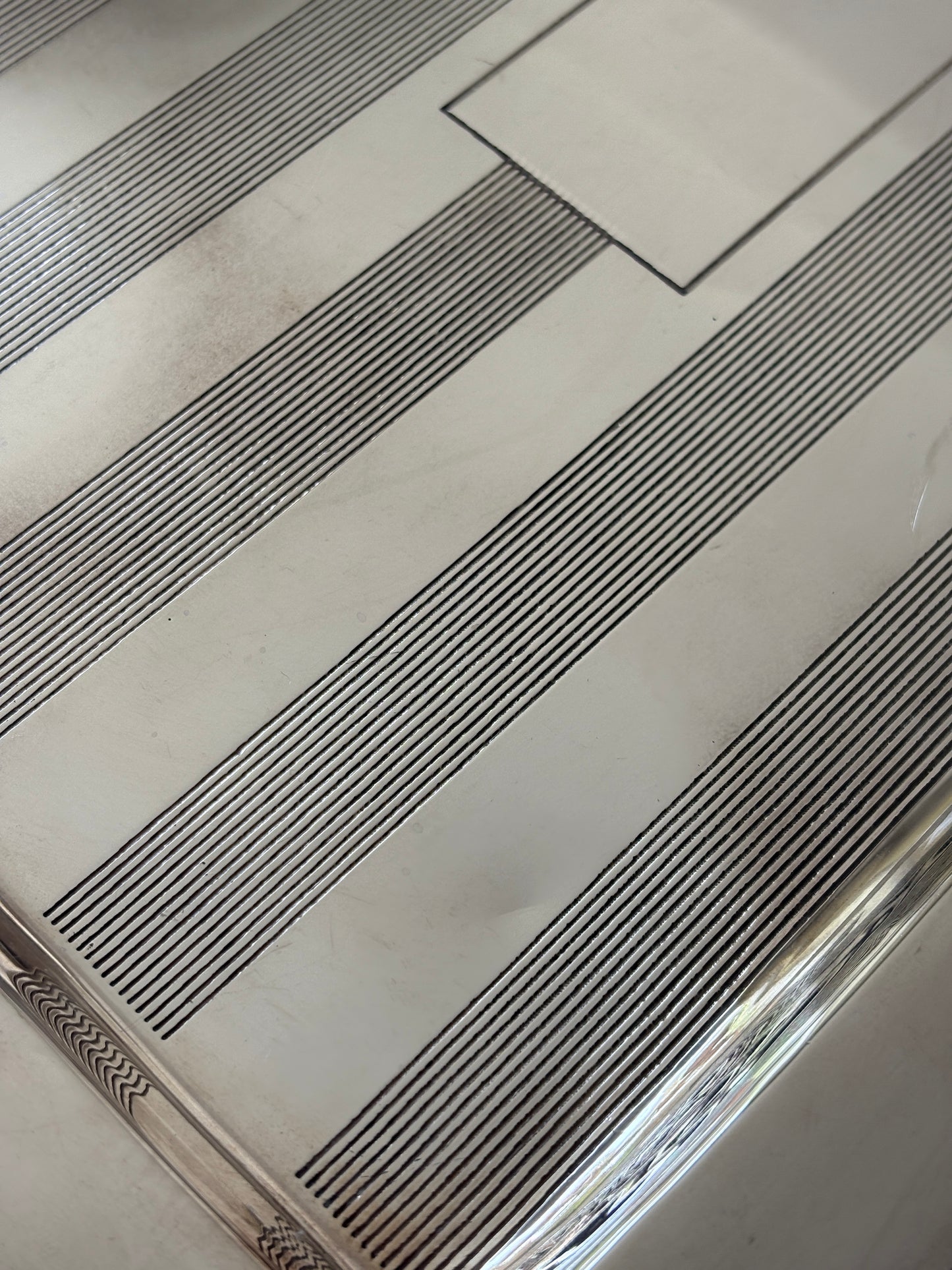 Ralph Lauren Cocktail Silver-Plated Bar Tray | Collectors Gene Vintage Finds