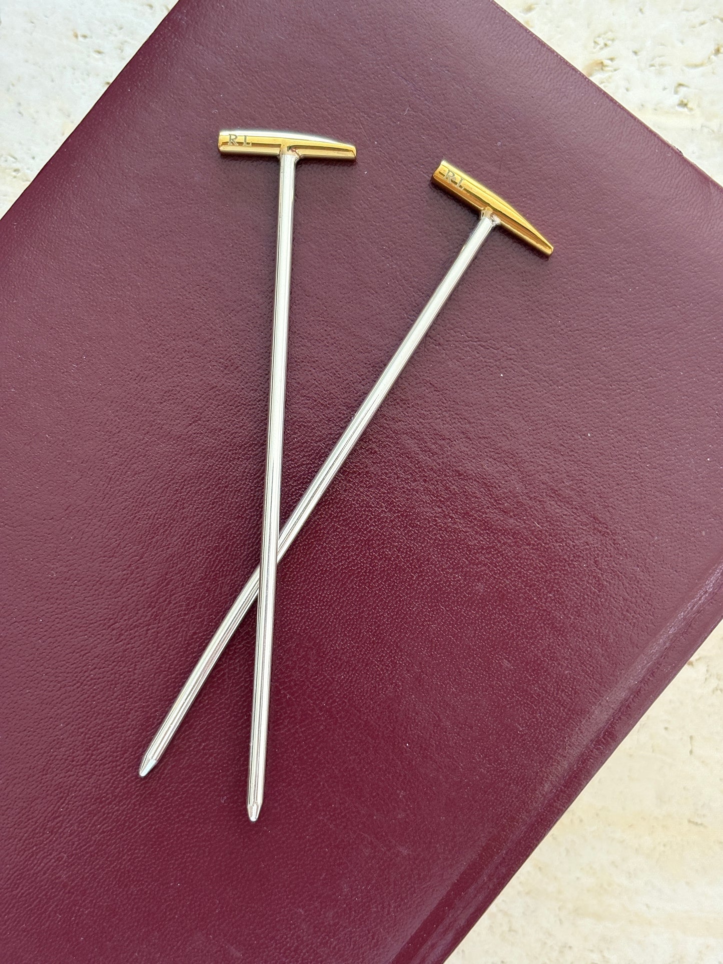 Ralph Lauren Kipton Polo Mallet Set of Cocktail Picks | Collectors Gene Collectibles