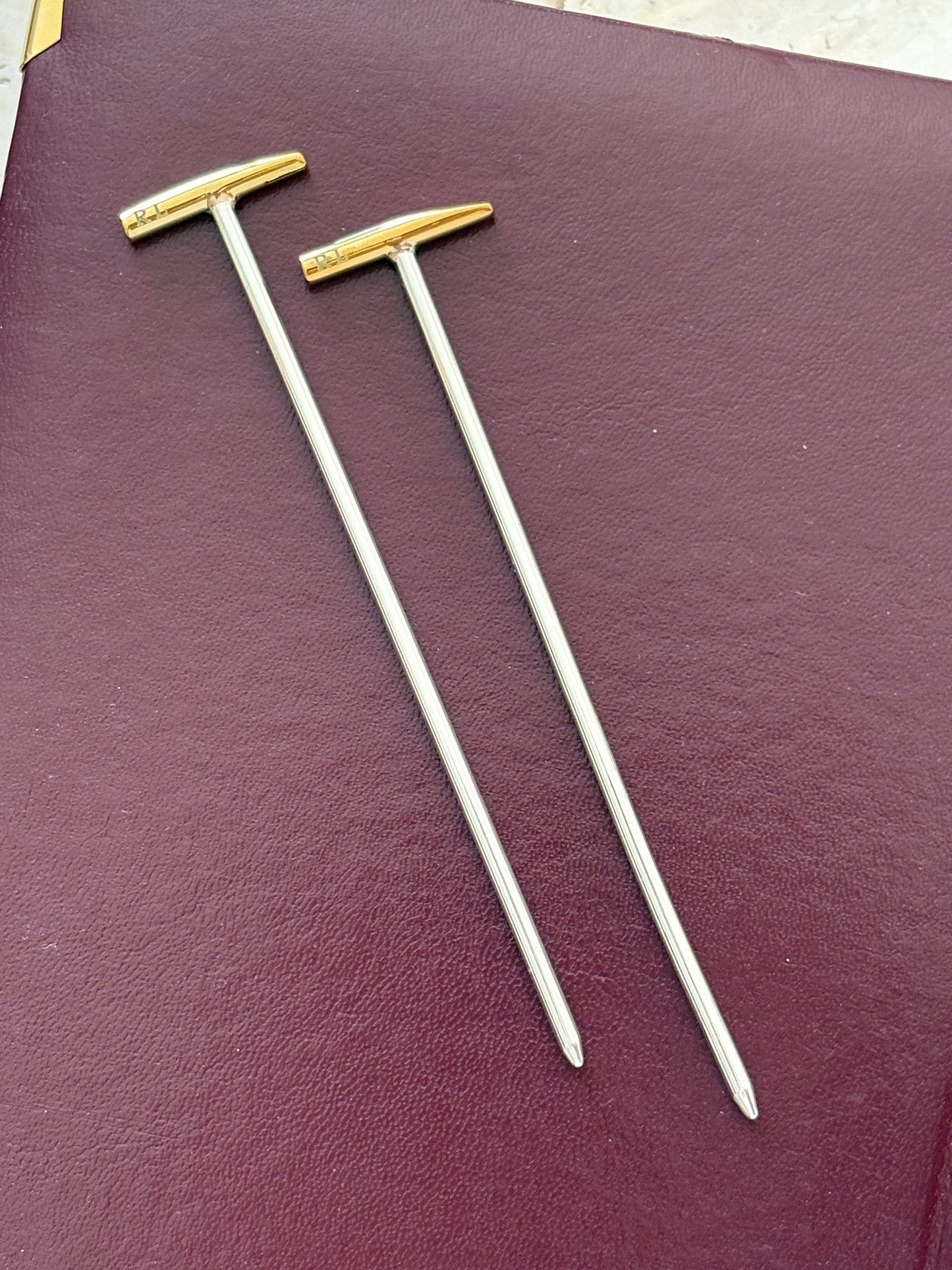 Ralph Lauren Kipton Polo Mallet Set of Cocktail Picks | Collectors Gene Collectibles