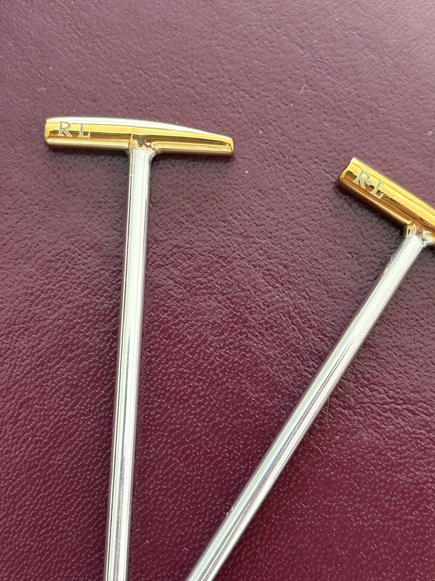 Ralph Lauren Kipton Polo Mallet Set of Cocktail Picks | Collectors Gene Collectibles