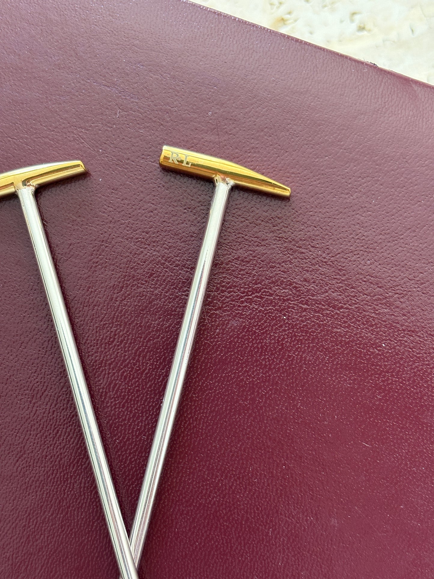 Ralph Lauren Kipton Polo Mallet Set of Cocktail Picks | Collectors Gene Collectibles