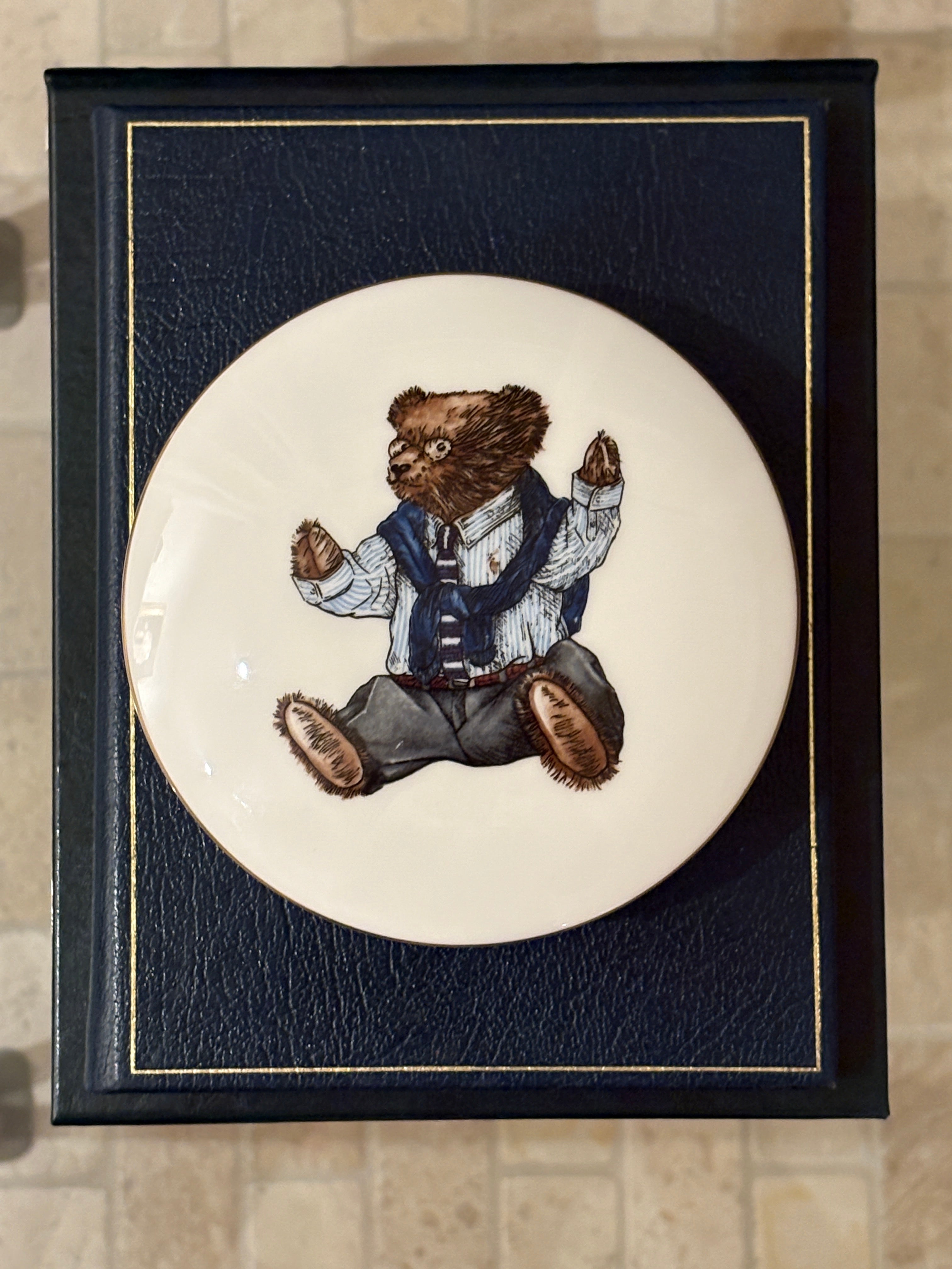 Ralph Lauren Polo Bear Round Box by Wedgwood | Collectors Gene