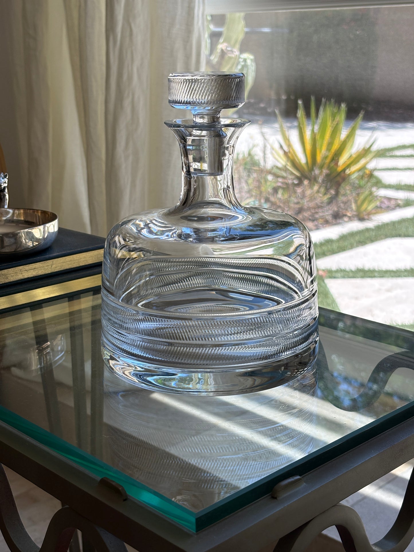 Ralph Lauren Remy Crystal Decanter | Collectors Gene Vintage Shop