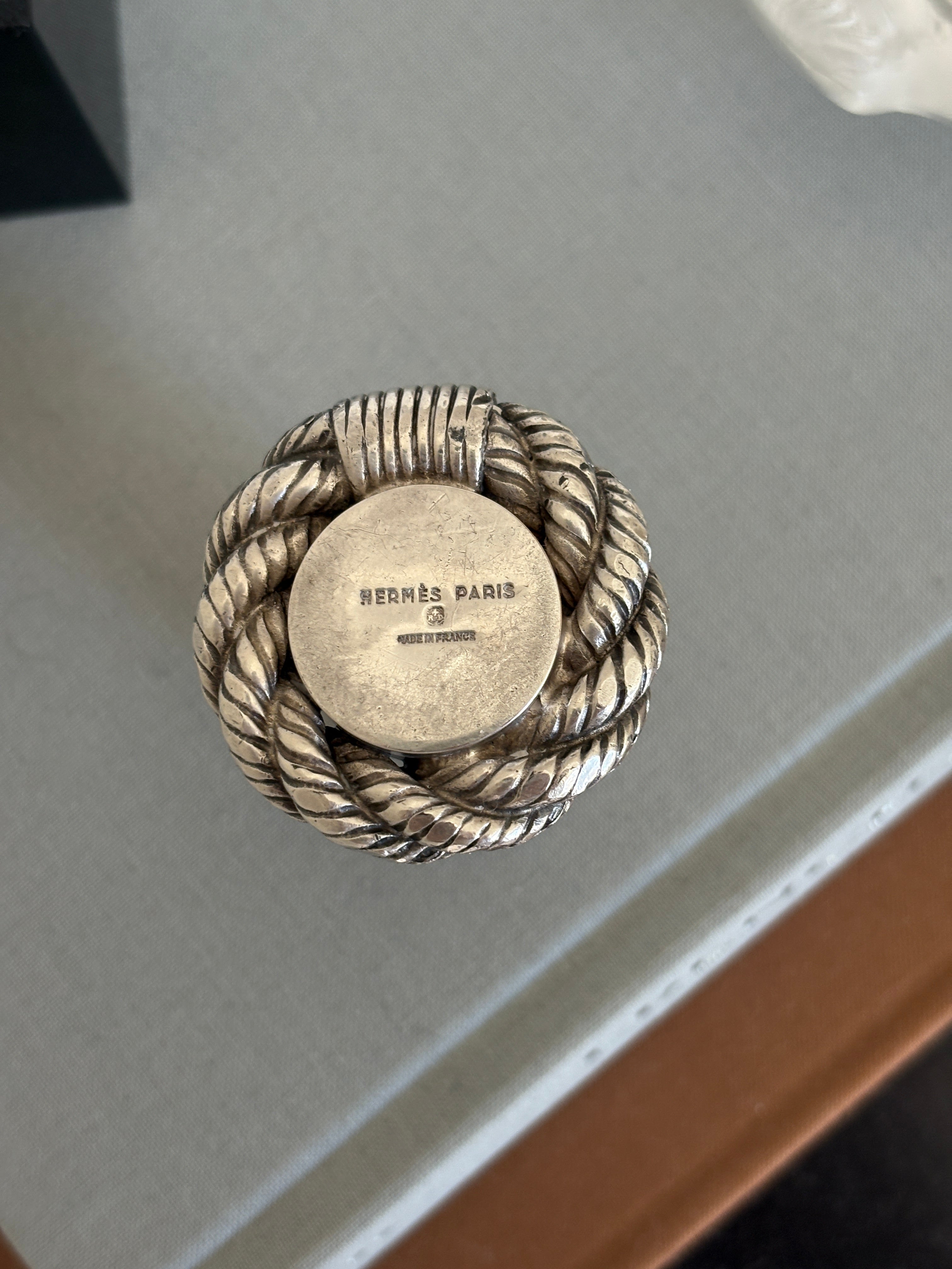 Rare 1960s Hermès Cordage Rope Lighter Holder | Collectors Gene Collectibles