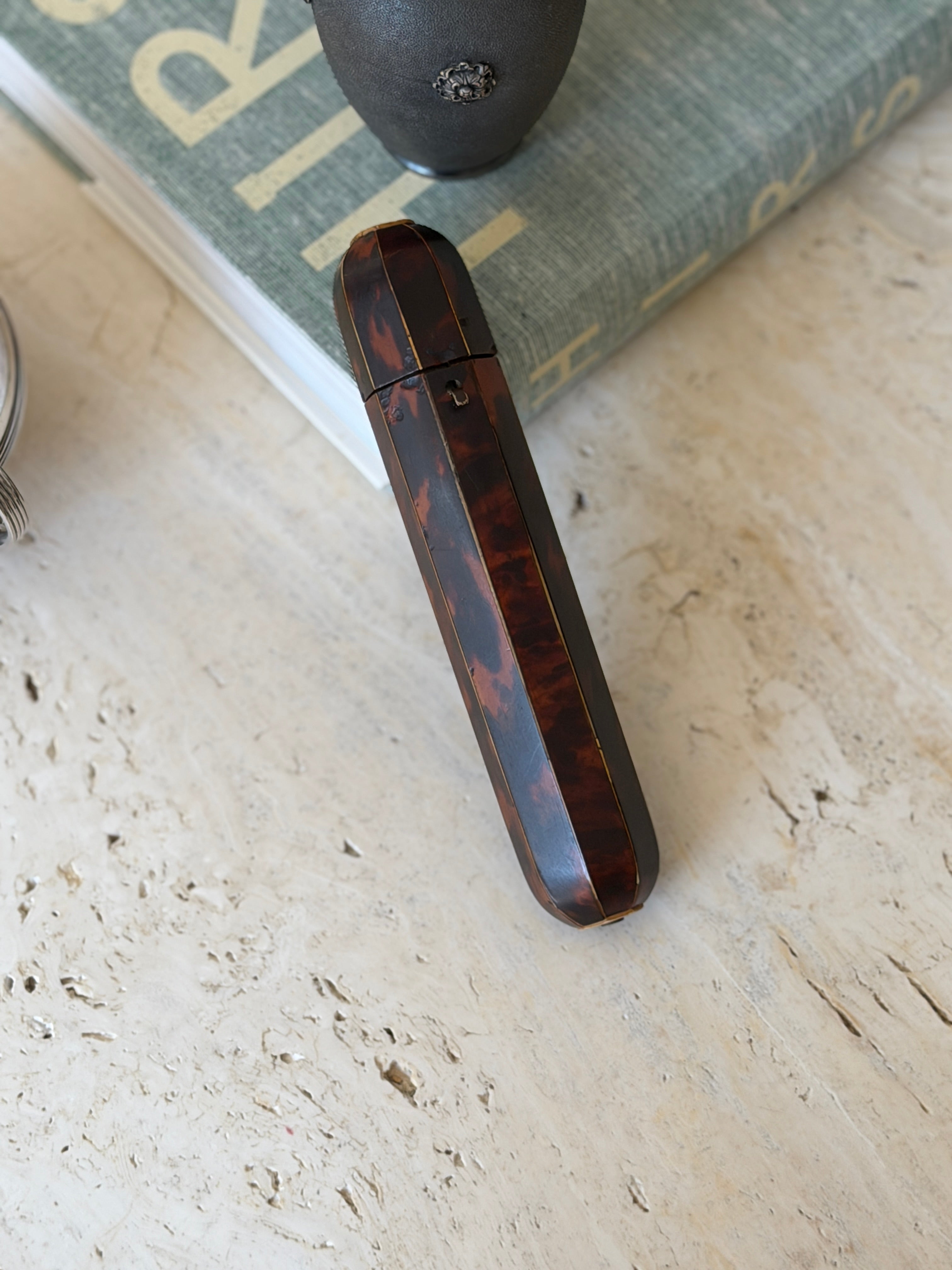 Regency Tortoiseshell Cigar Case, England c. 19th Century