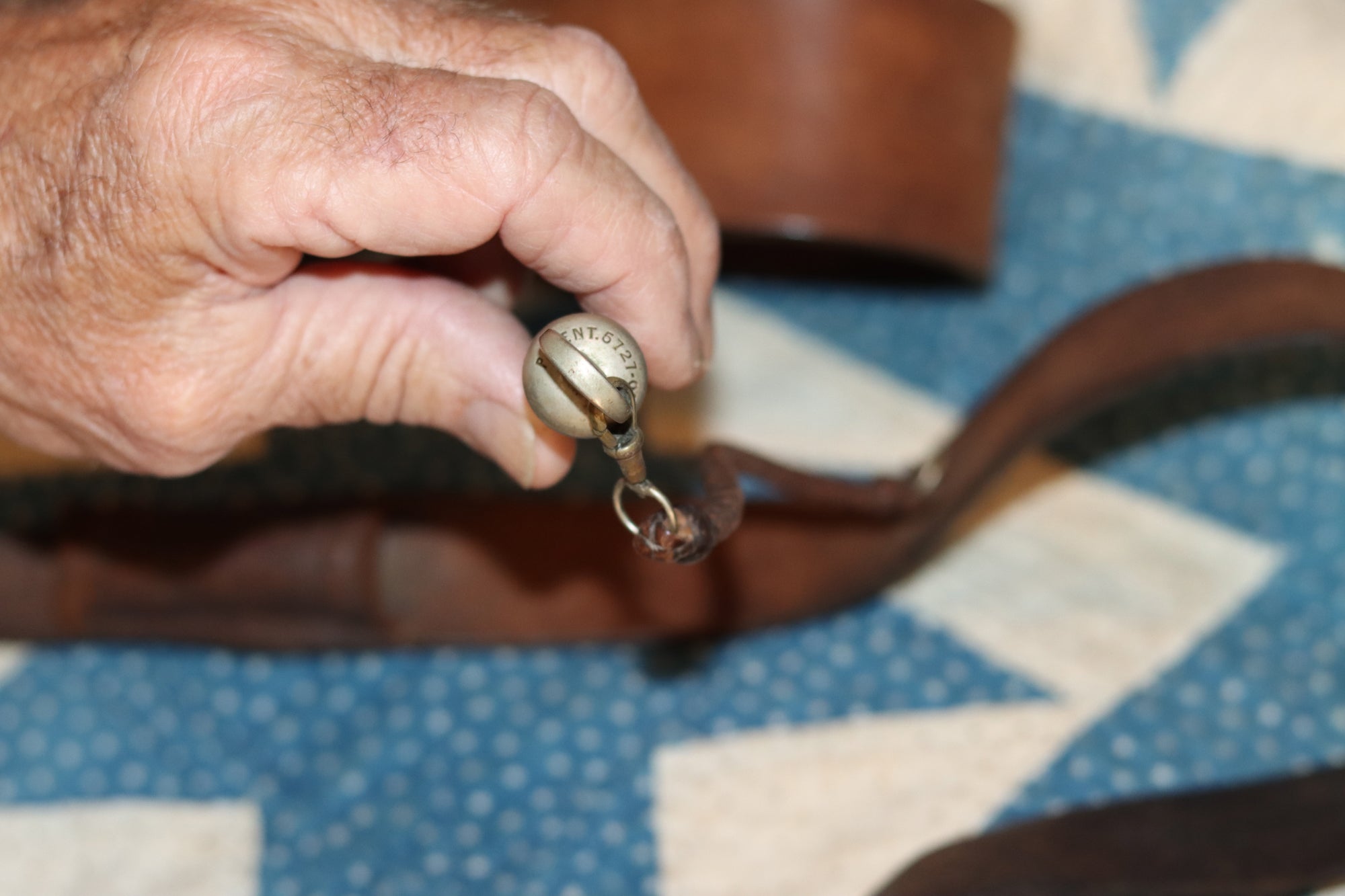 Sam Brown English Leather and Brass Belt with Whistle | Doug Bihlmaier
