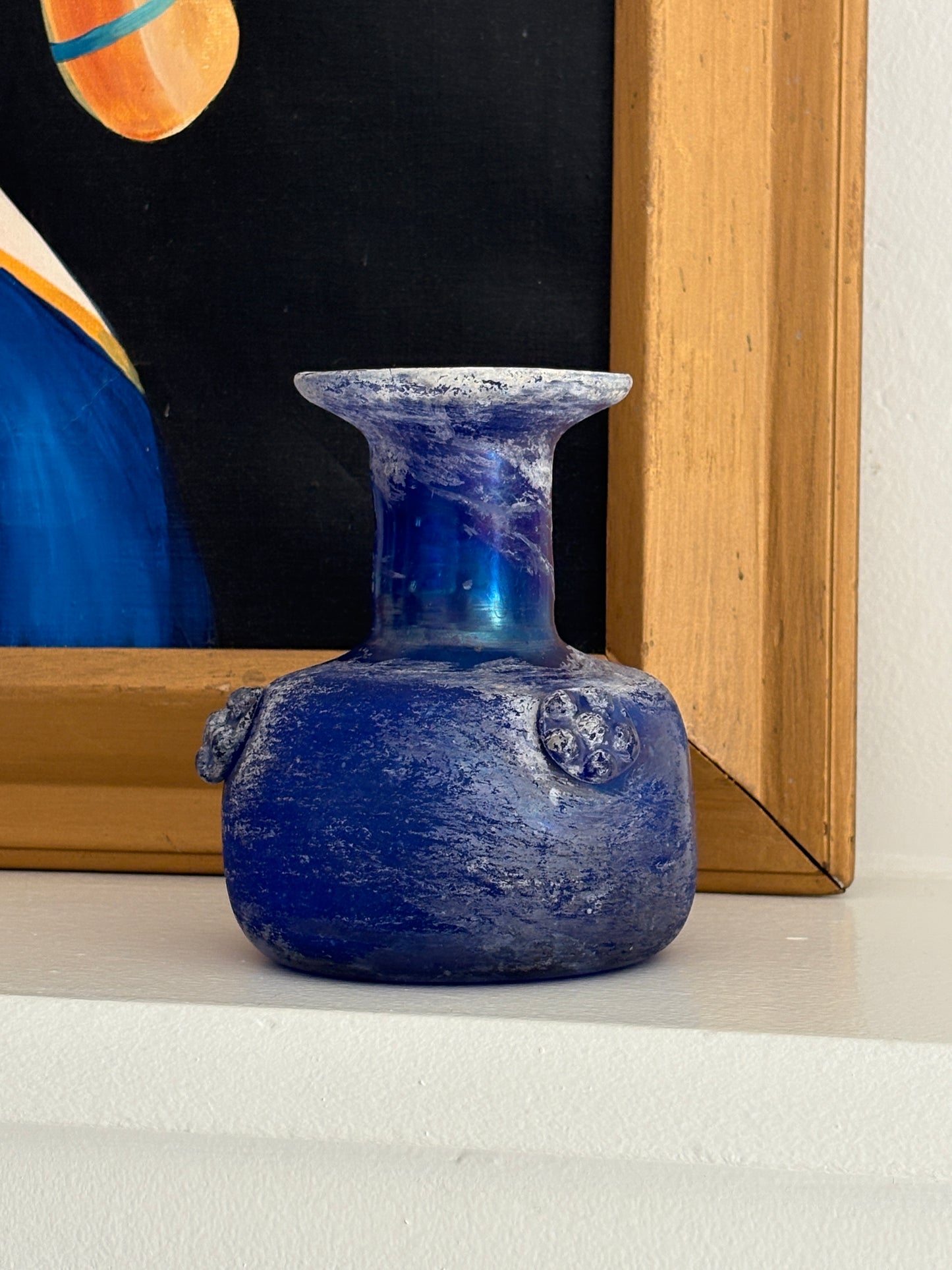 Scavo Murano Cobalt Italian Vase | Collectors Gene Rare Vintage