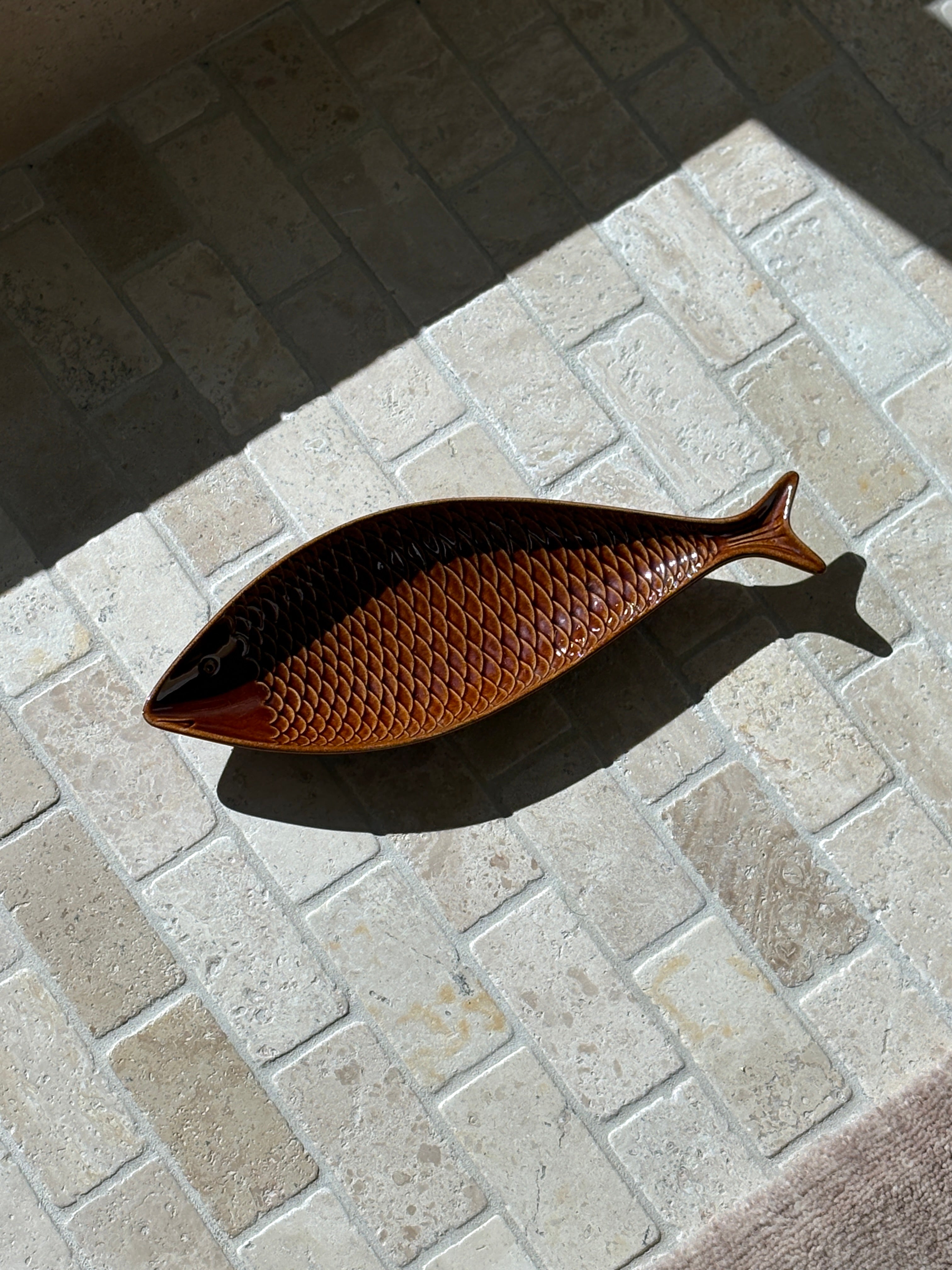 Stig Lindberg for Gustavsberg Mid Century Fish Plate - Sweden 1960s | Collectors Gene