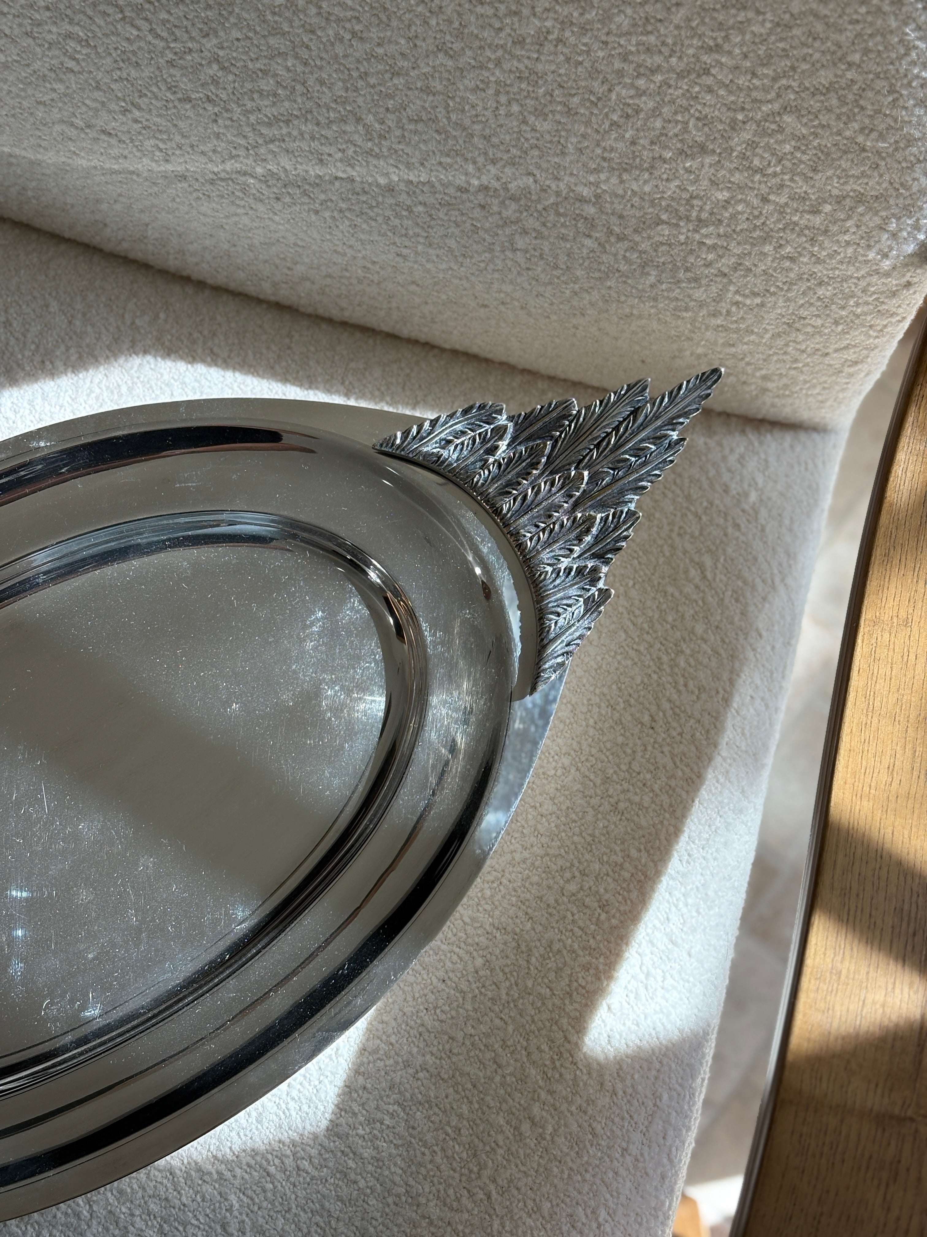 Teghini Firenze Pheasant Oval Serving Tray Platter | Collectors Gene