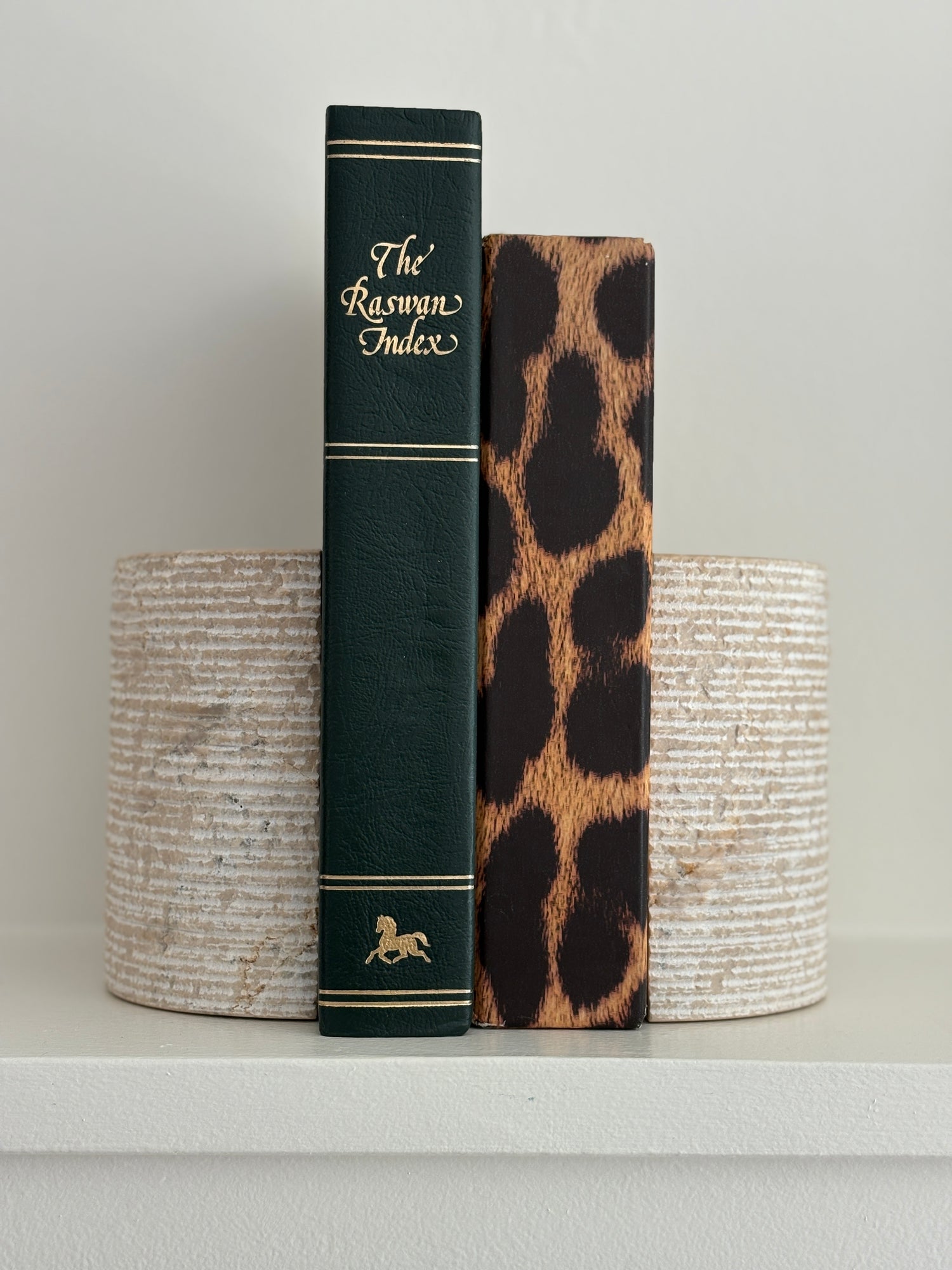 Travertine Stone Bookends Decorative Objects | Collectors Gene