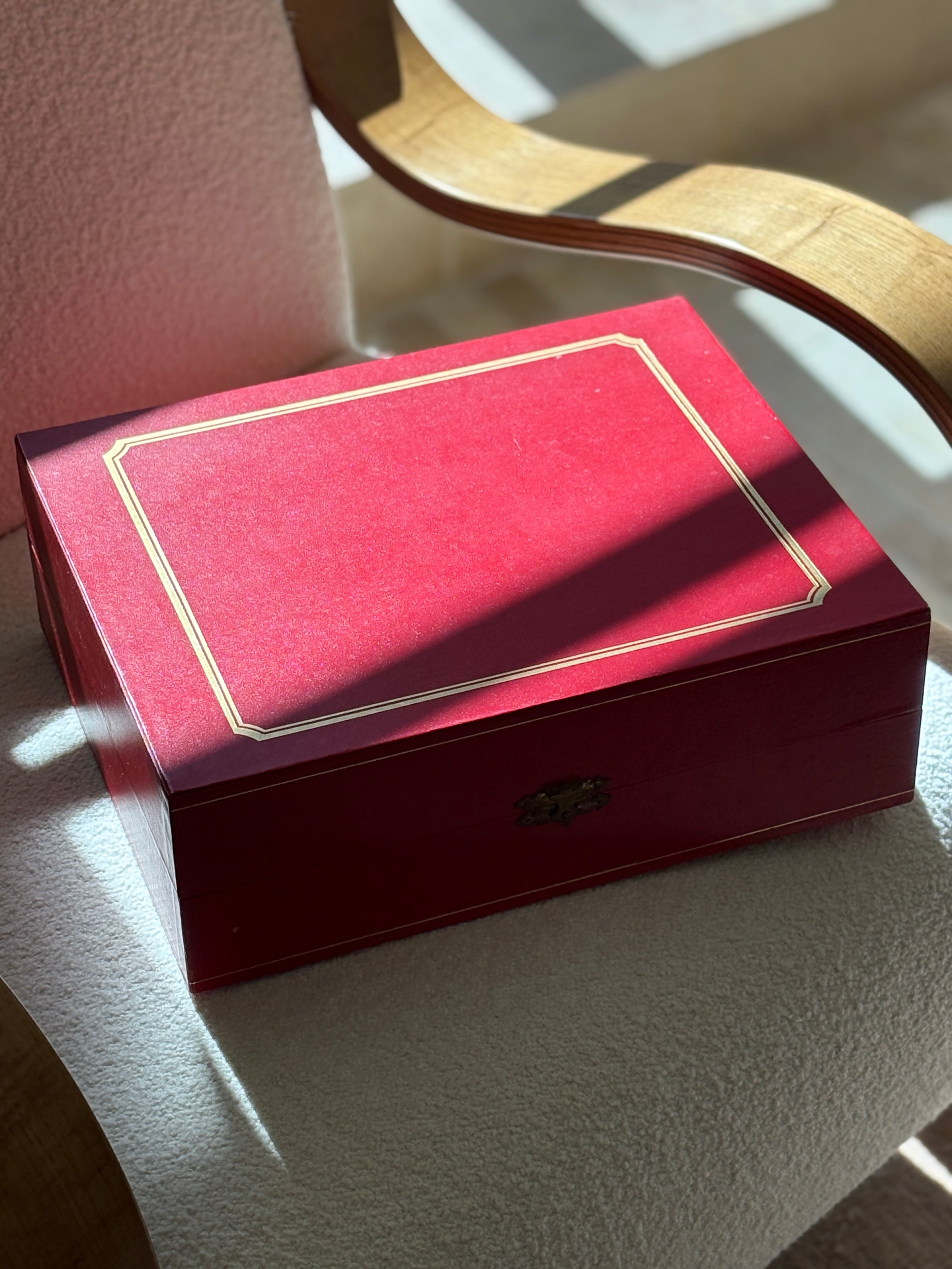 Vintage Cartier Crystal Decanter & Snifter Glass Set in Original Box | Collectors Gene